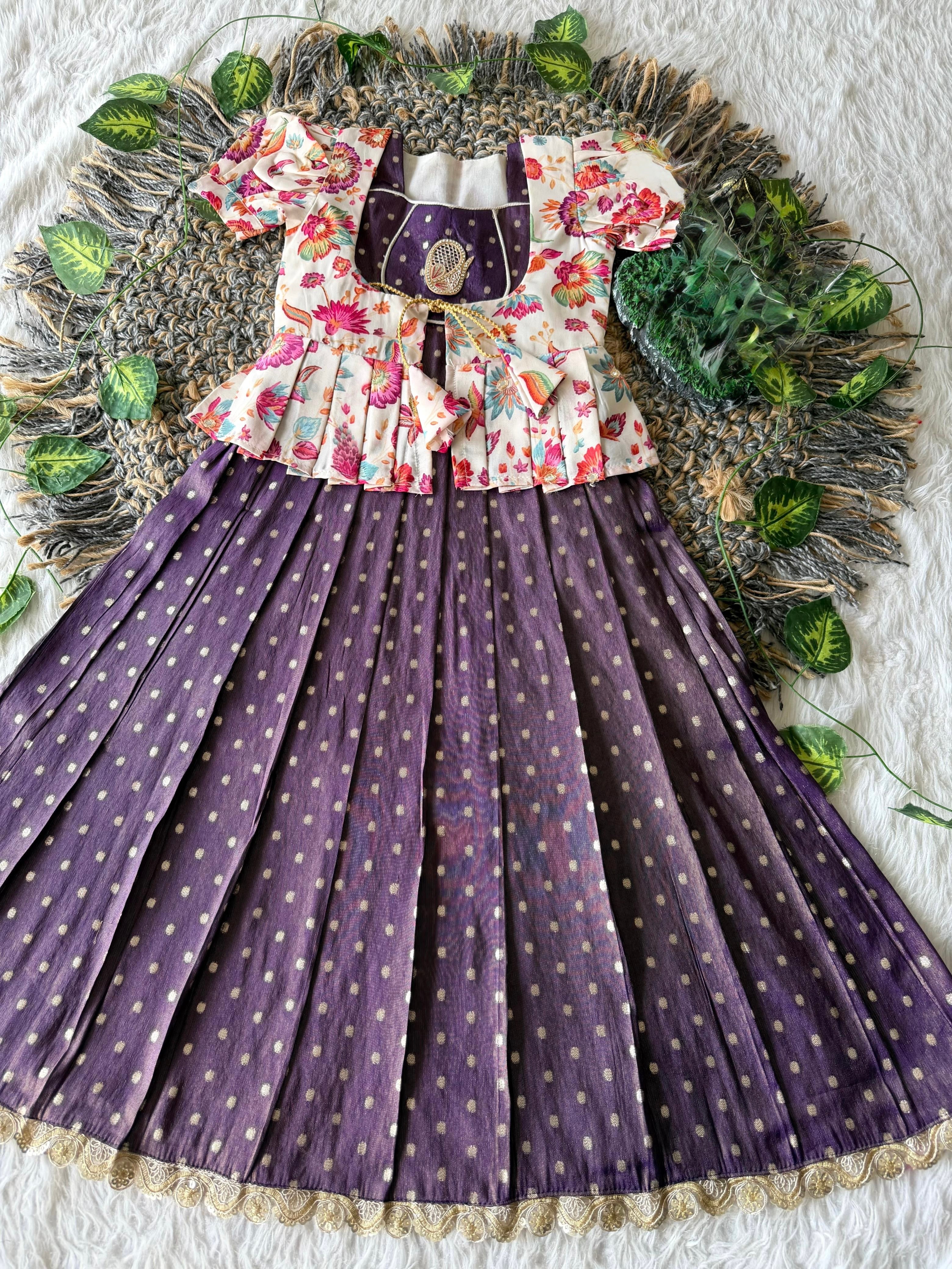 Vindhya : 2 In one frock