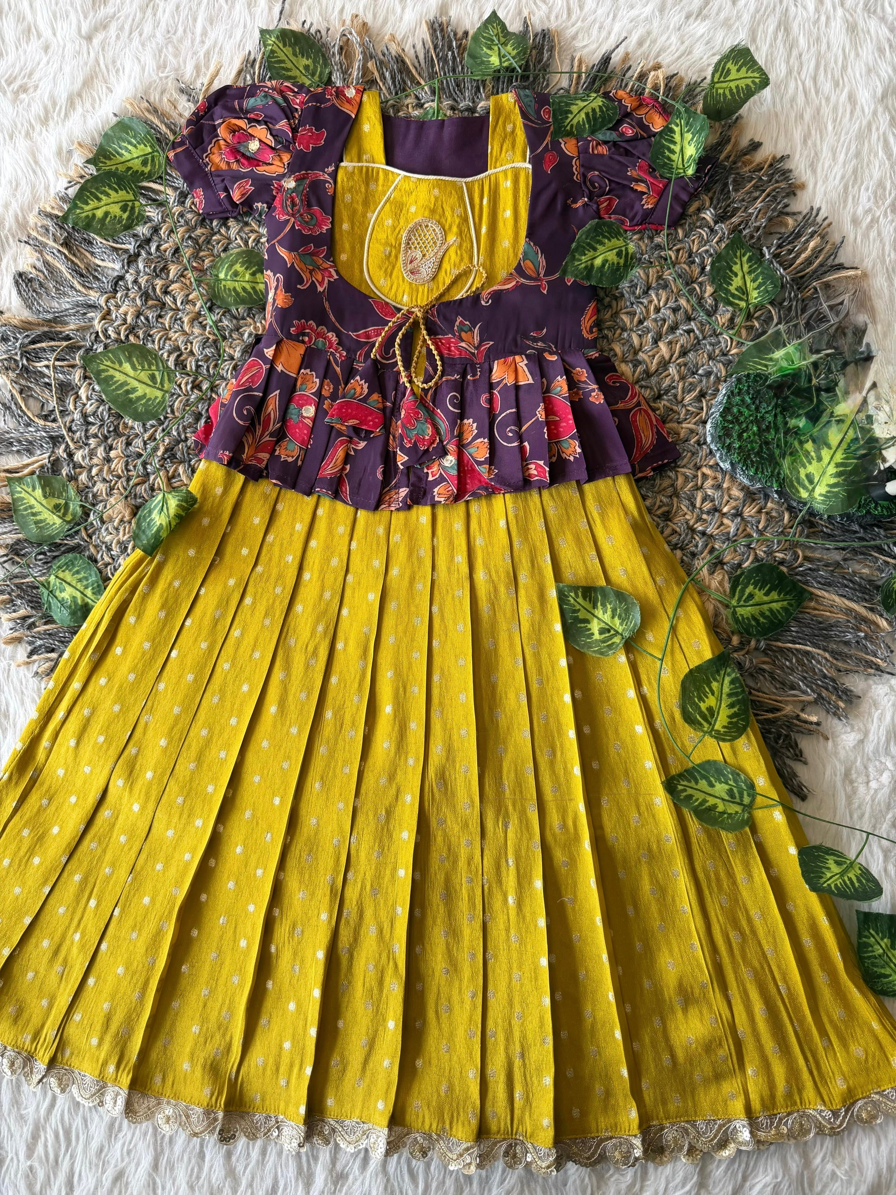 Vindhya : 2 In one frock