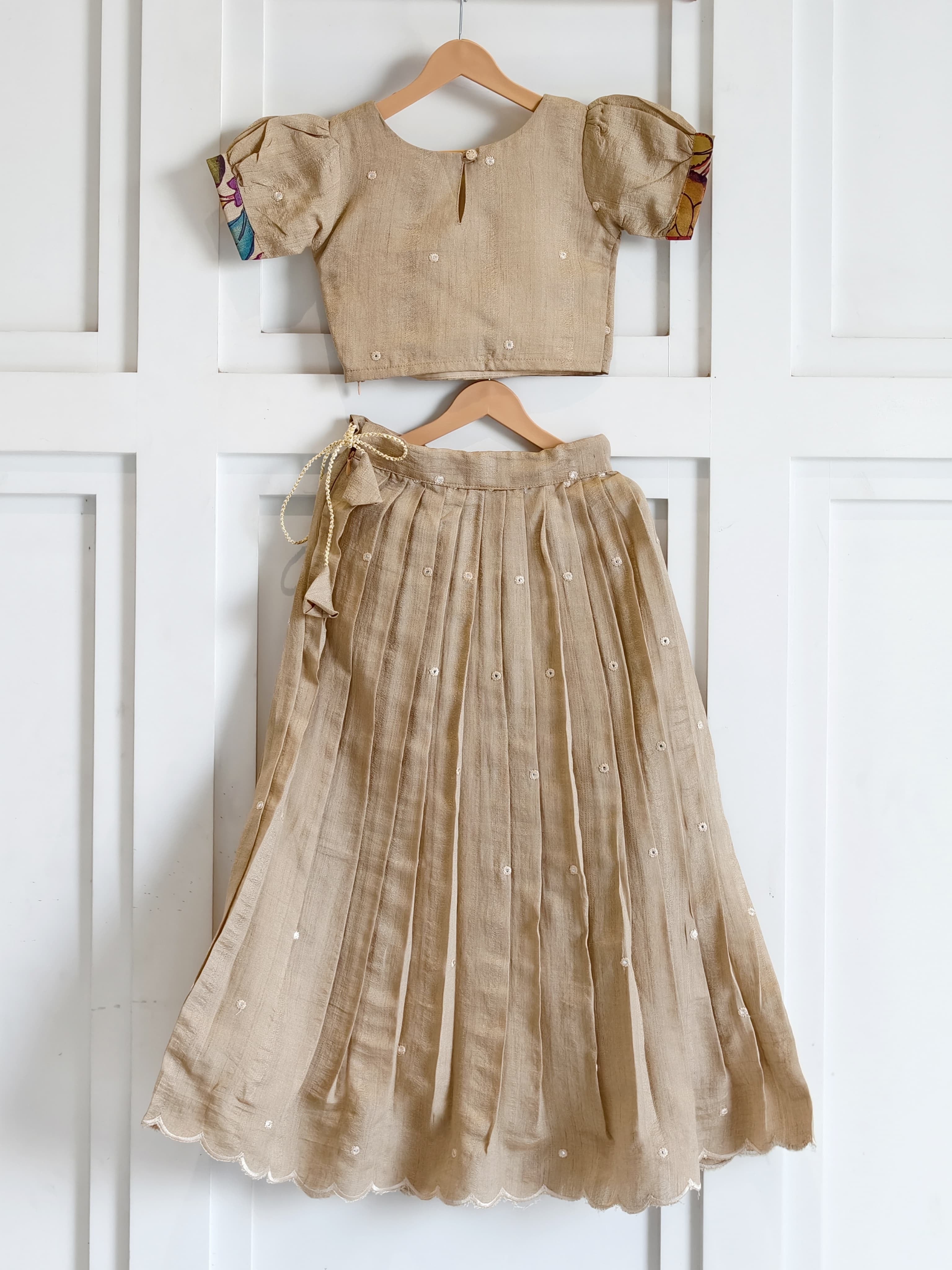 Kalamkari Lehengas for kids