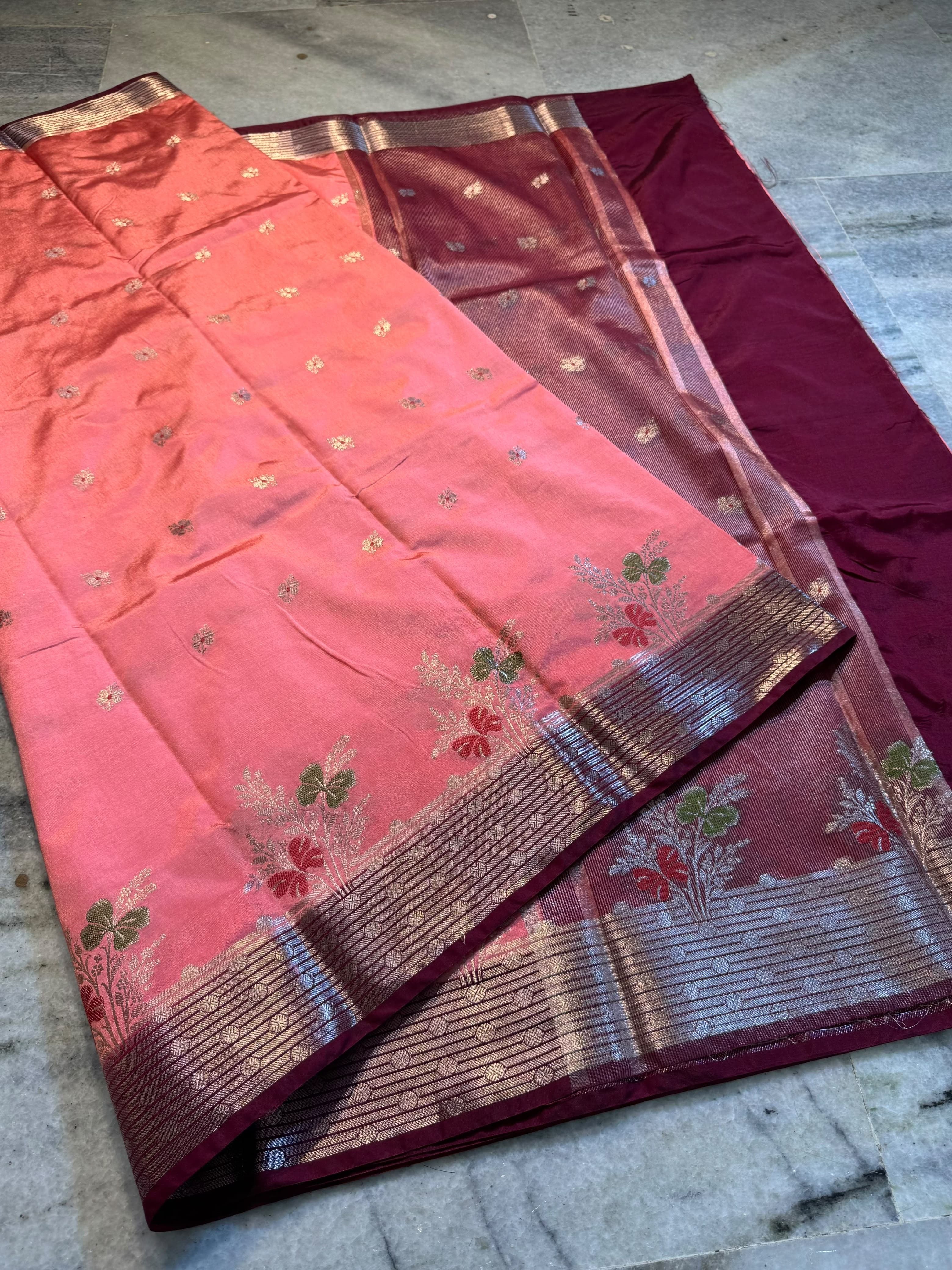 Banarasi semi silk Sarees