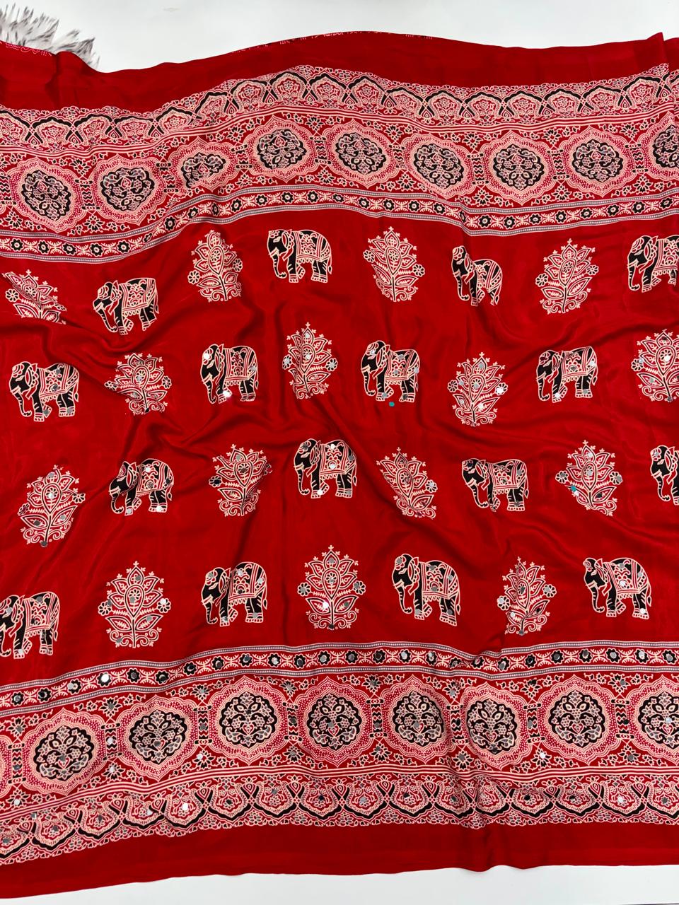 Anjana: Ajrak sarees