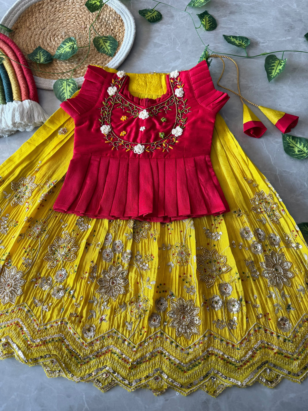 Ohani : Kids Lehenga Handworked