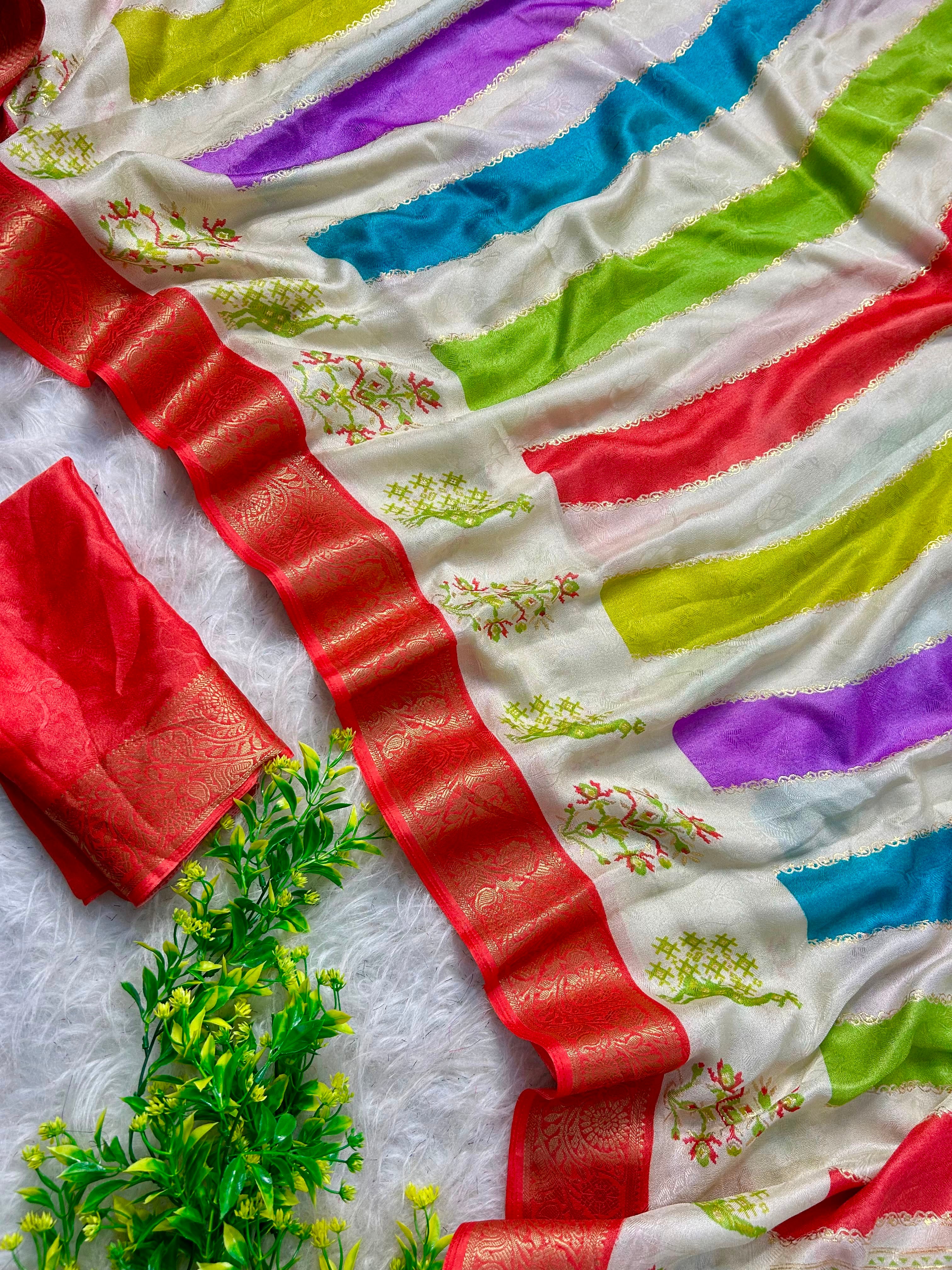 Budget Sarees in Marsh mallow