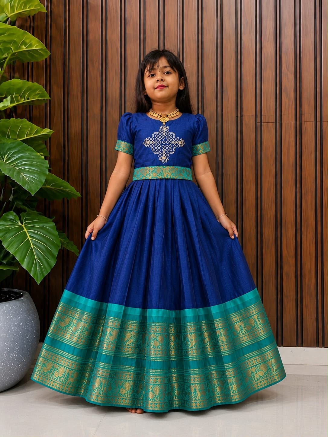 Kundanapu Bomma kids Lehenga