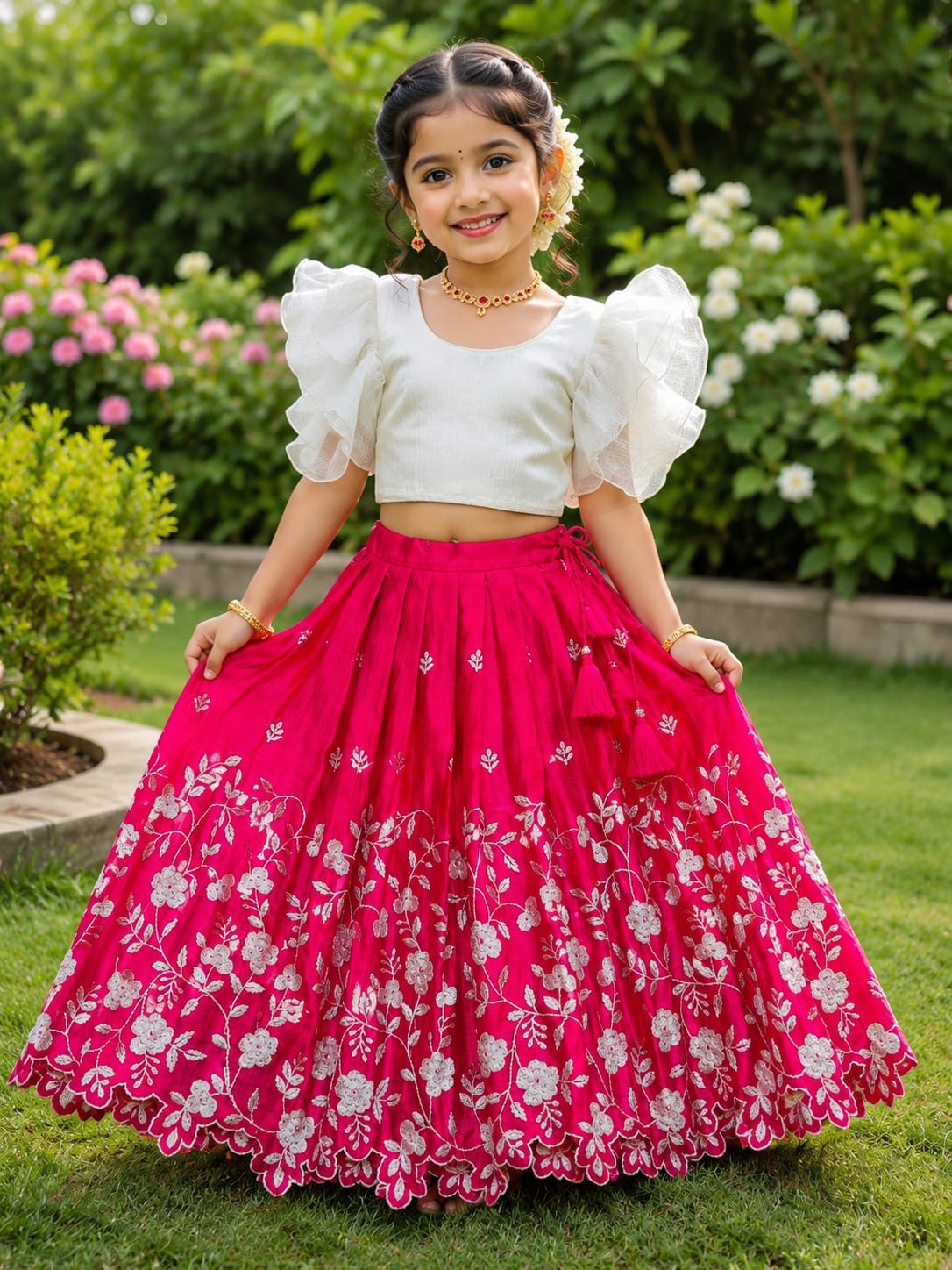 Little princess - Kota checks Lehengas