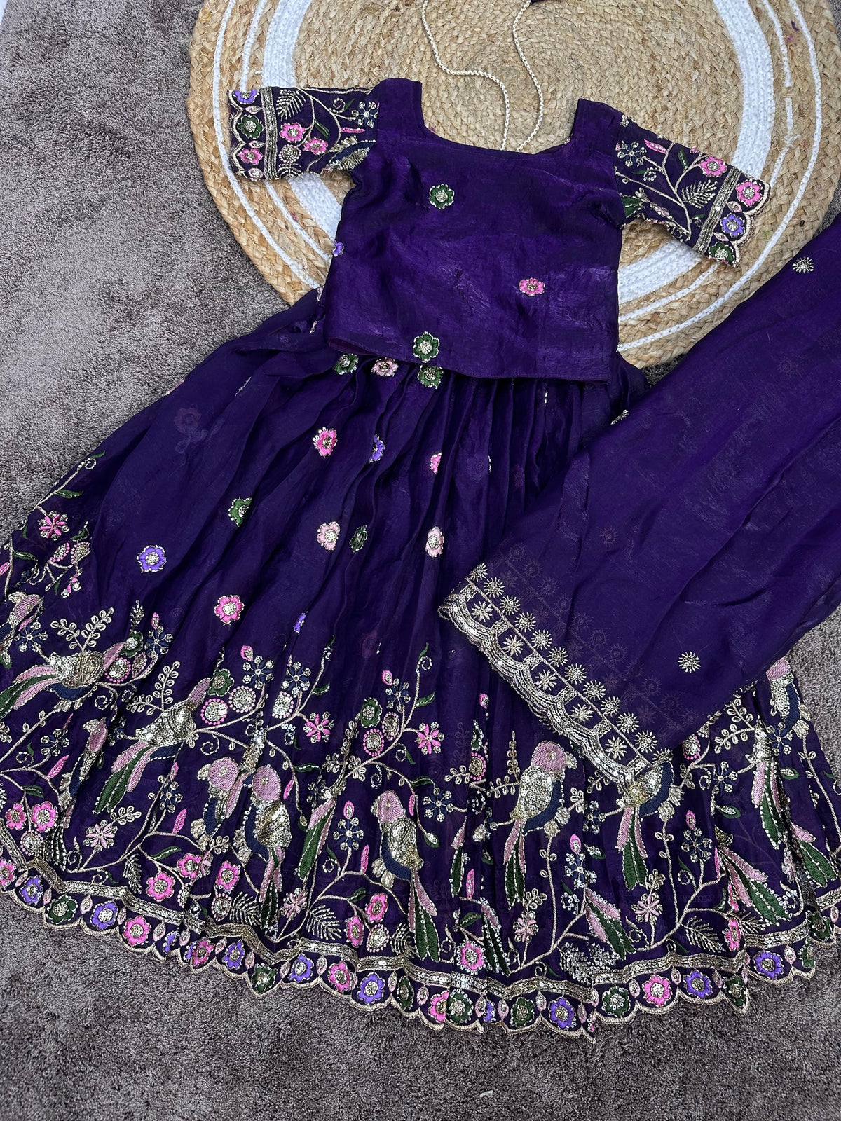 Sahara kids designer Lehengas