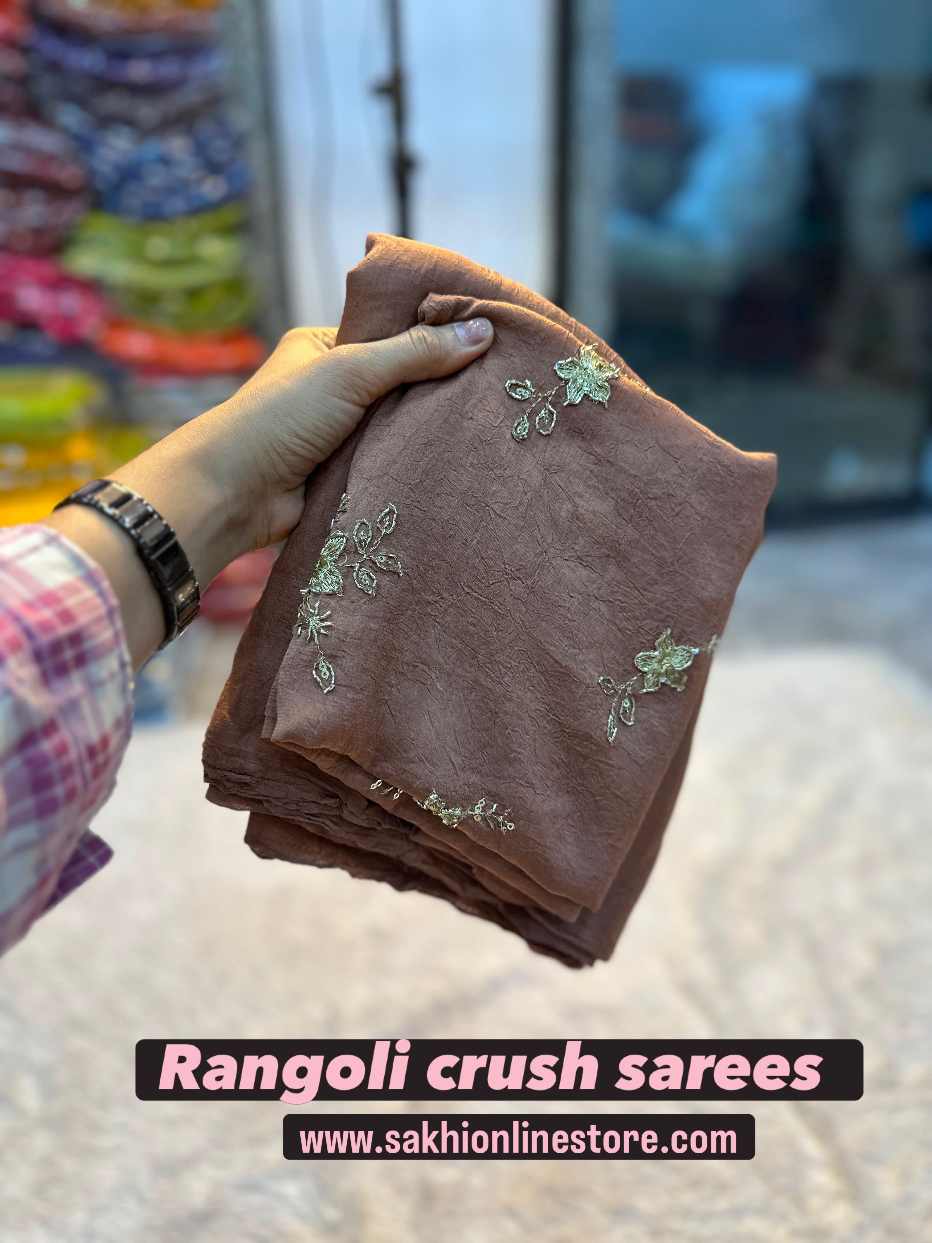 Rangoli Crush Silk Sarees 💕