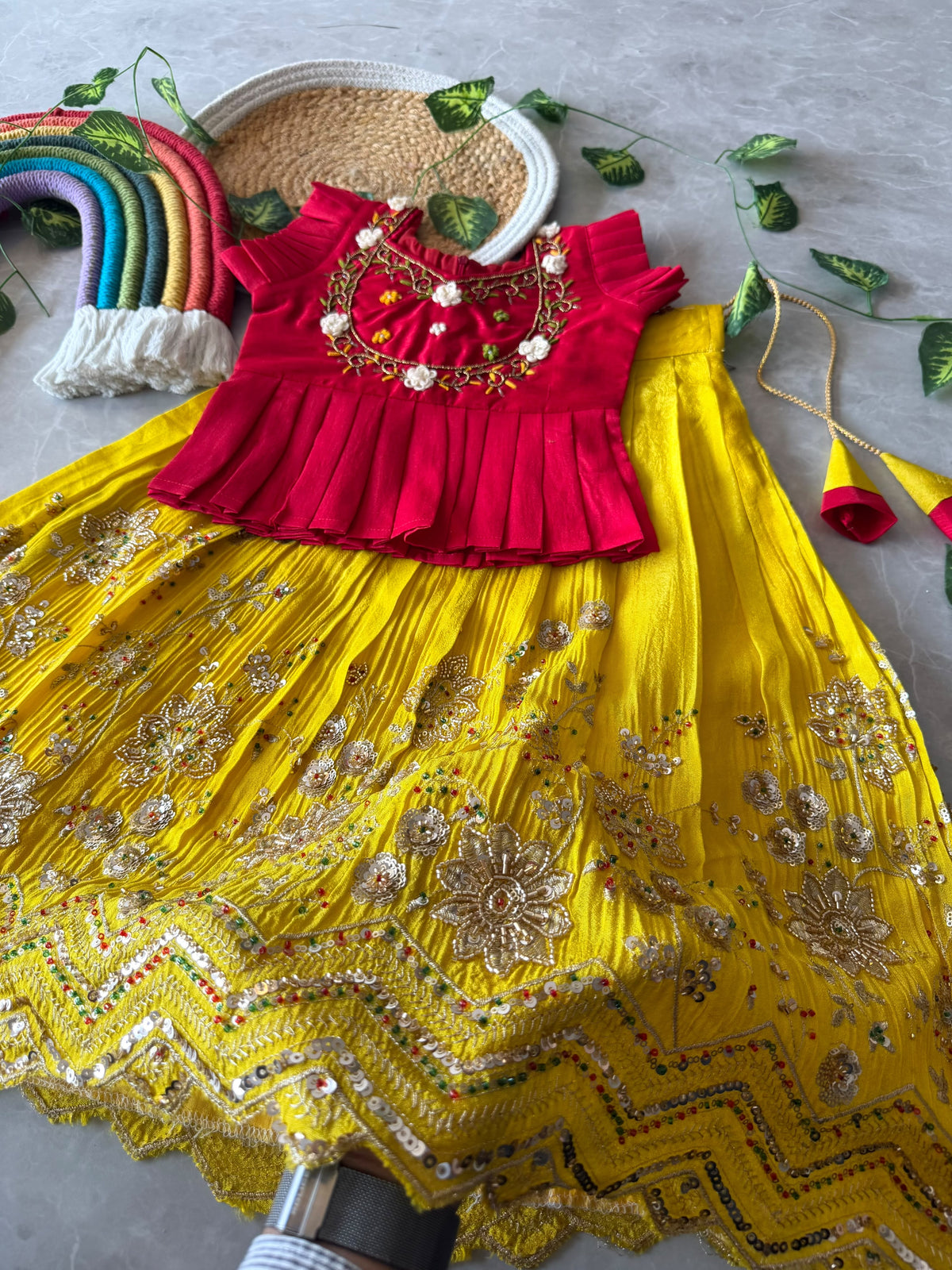 Ohani : Kids Lehenga Handworked
