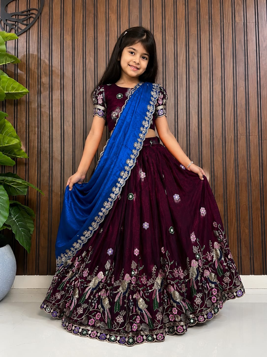 Sahara kids designer Lehengas