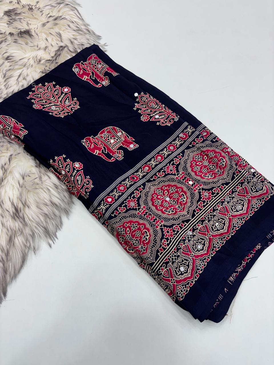 Anjana: Ajrak sarees
