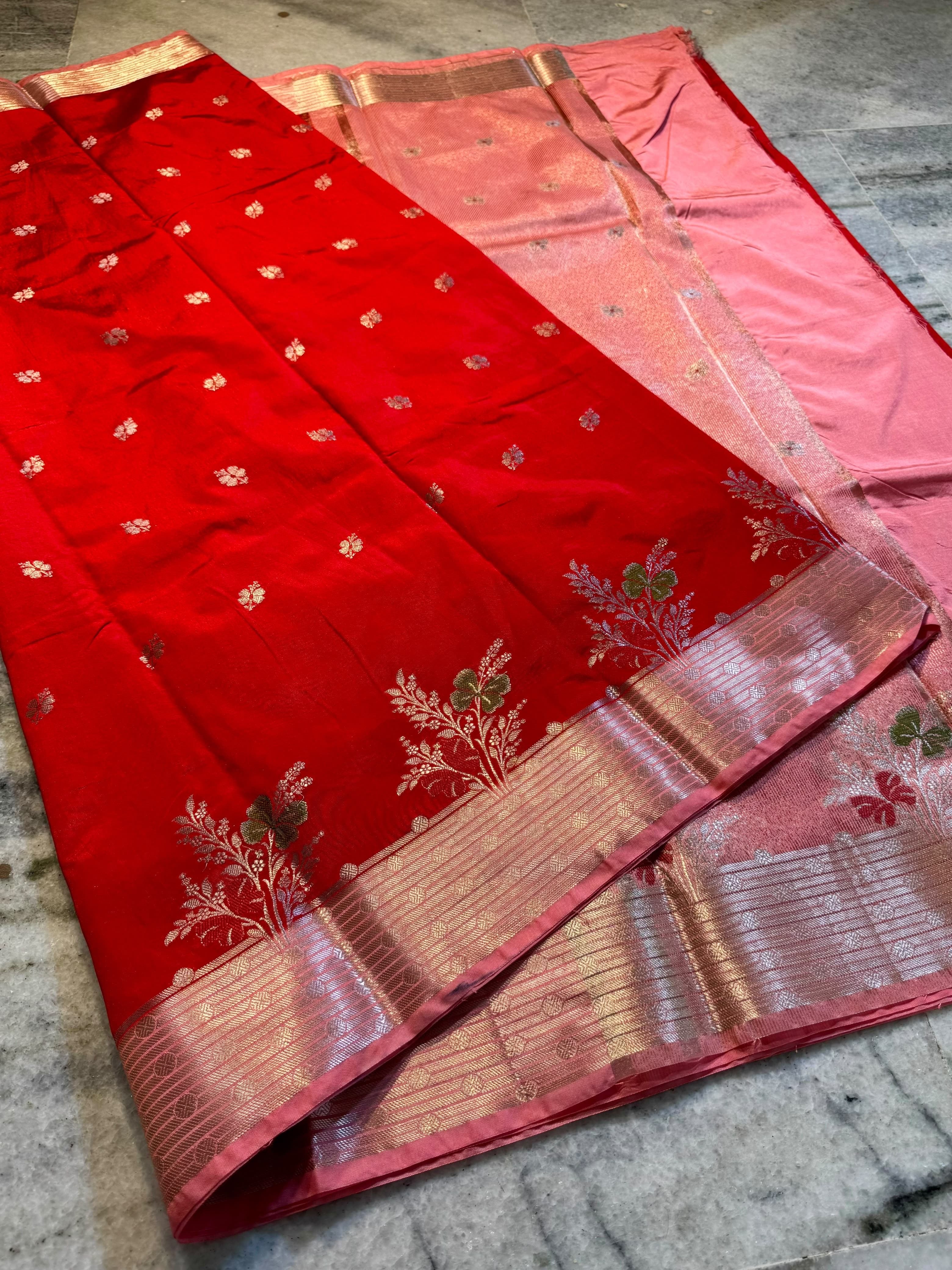 Banarasi semi silk Sarees