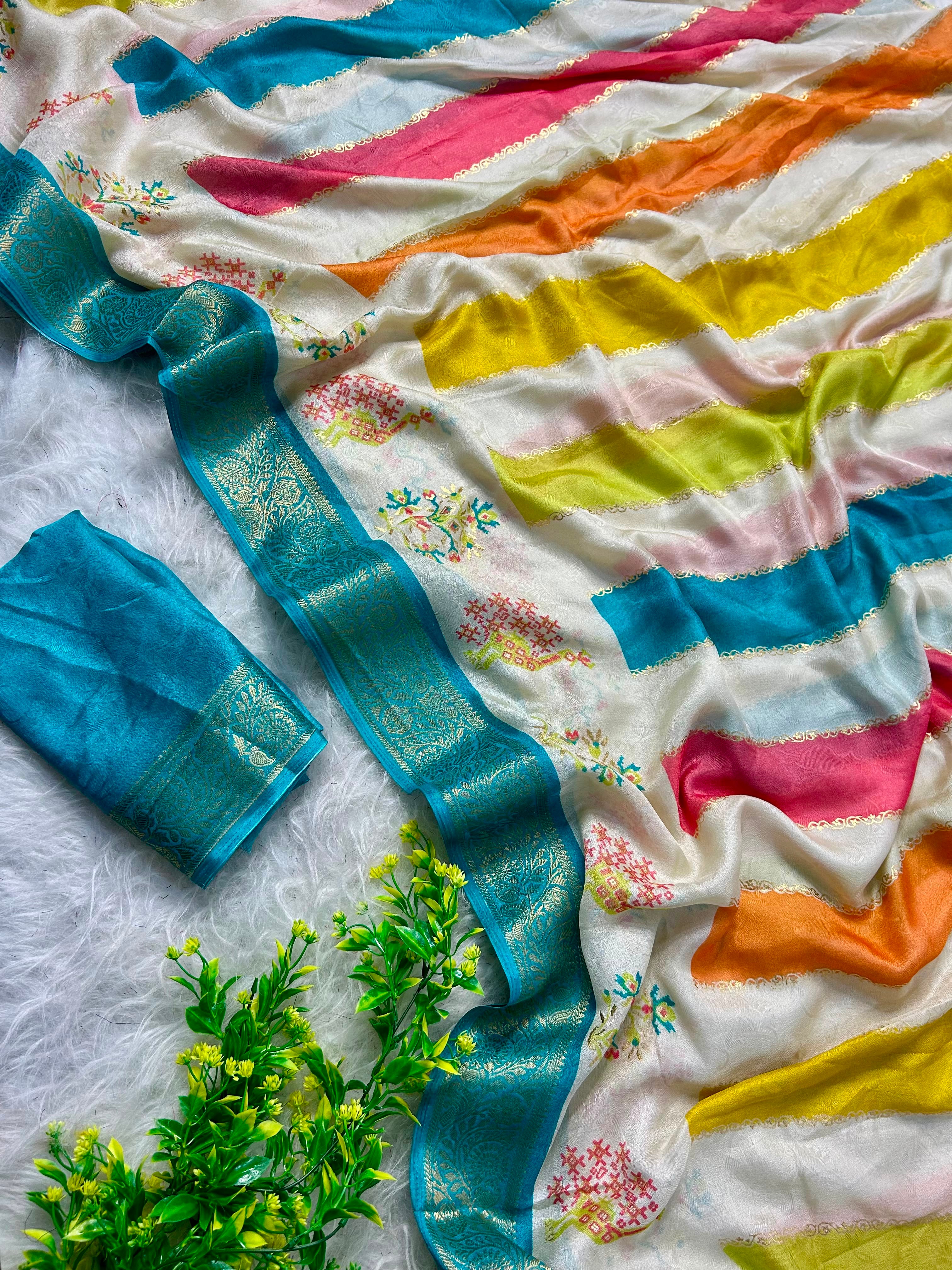 Budget Sarees in Marsh mallow