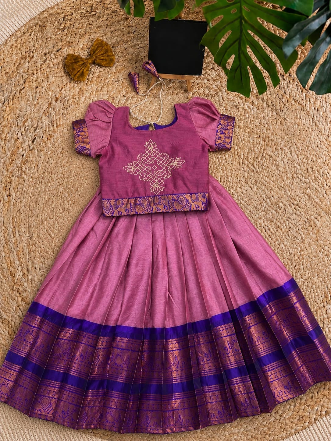 Kundanapu Bomma kids Lehenga