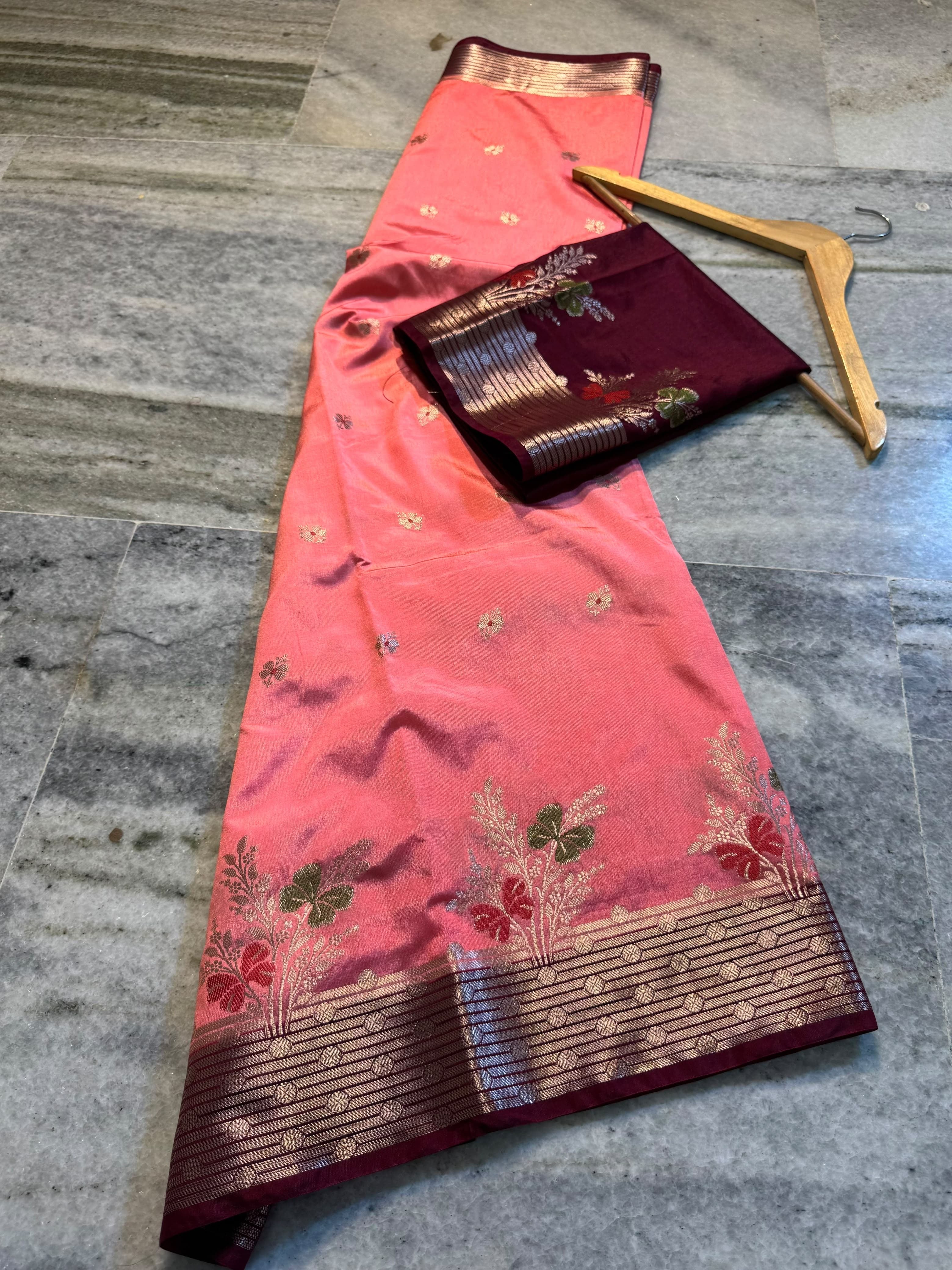 Banarasi semi silk Sarees