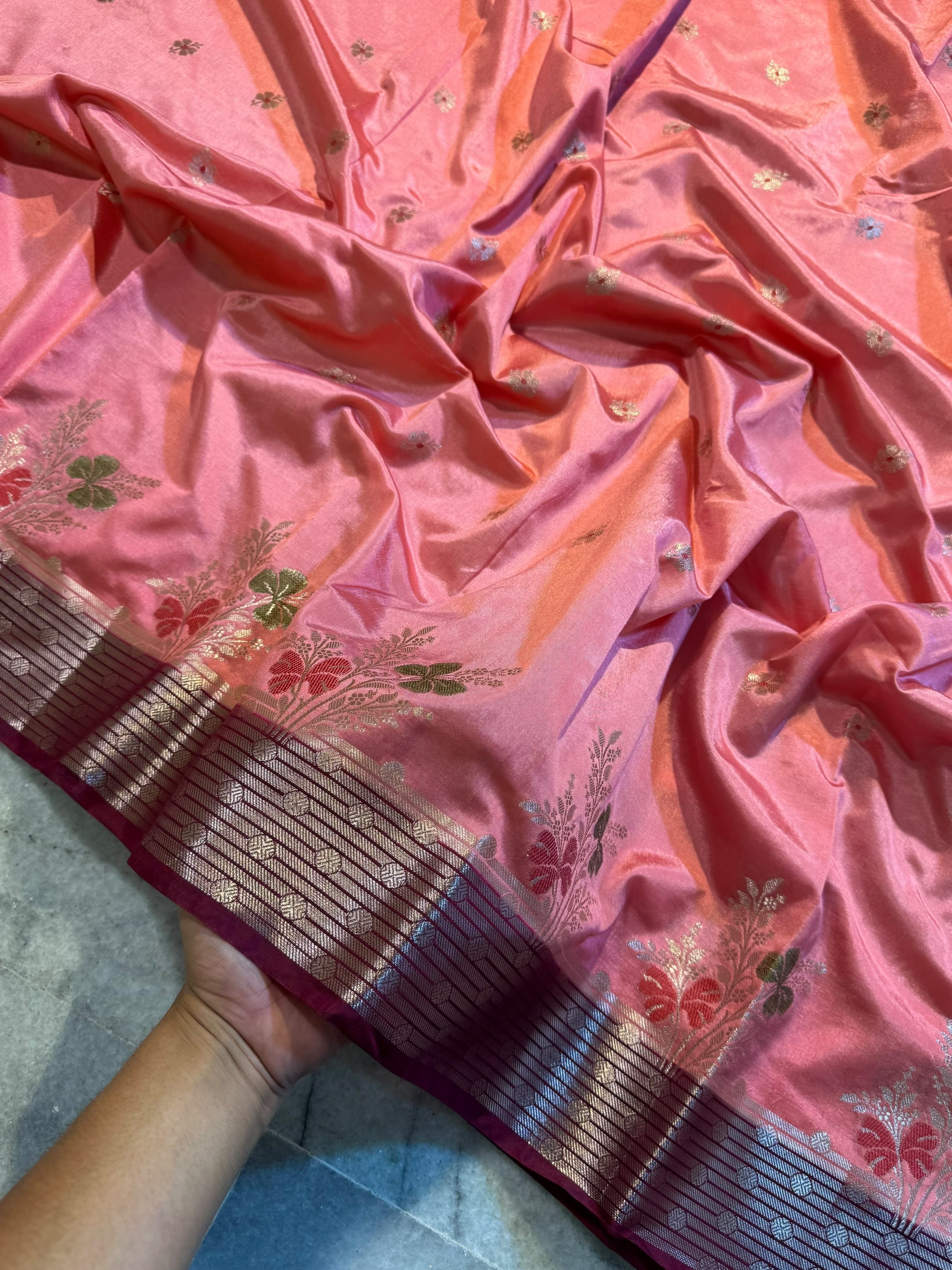 Banarasi semi silk Sarees