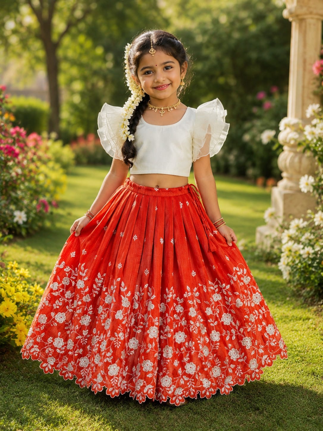 Little princess - Kota checks Lehengas