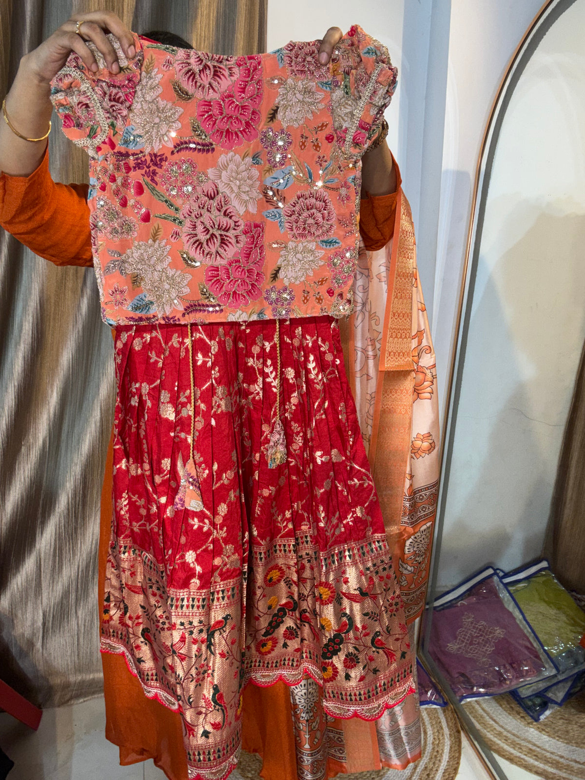 Chilakamma Frocks : 2 in one
