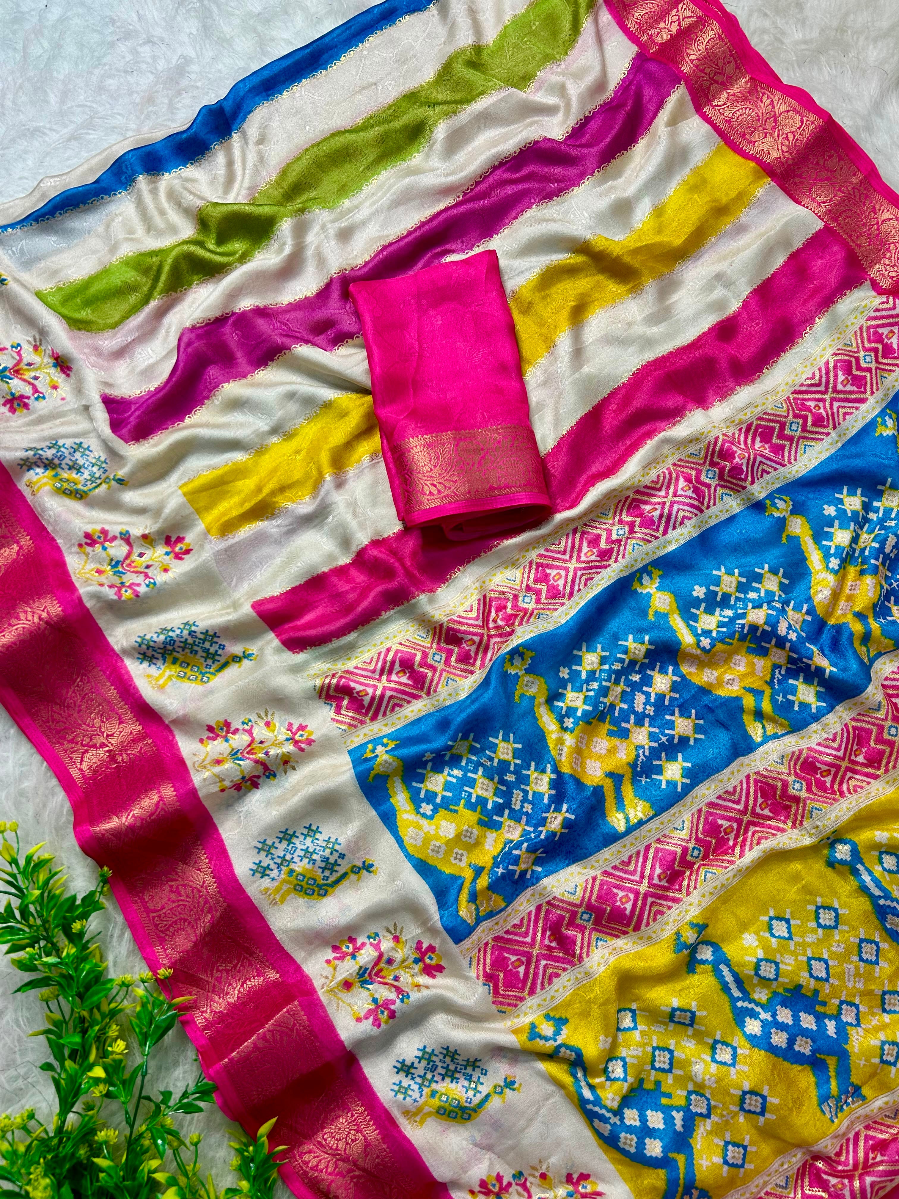 Budget Sarees in Marsh mallow