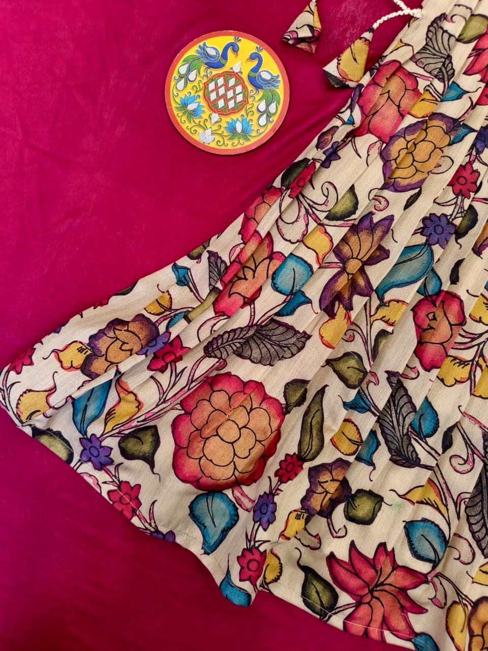 Kalamkari Kids Lehenga 💕🥰