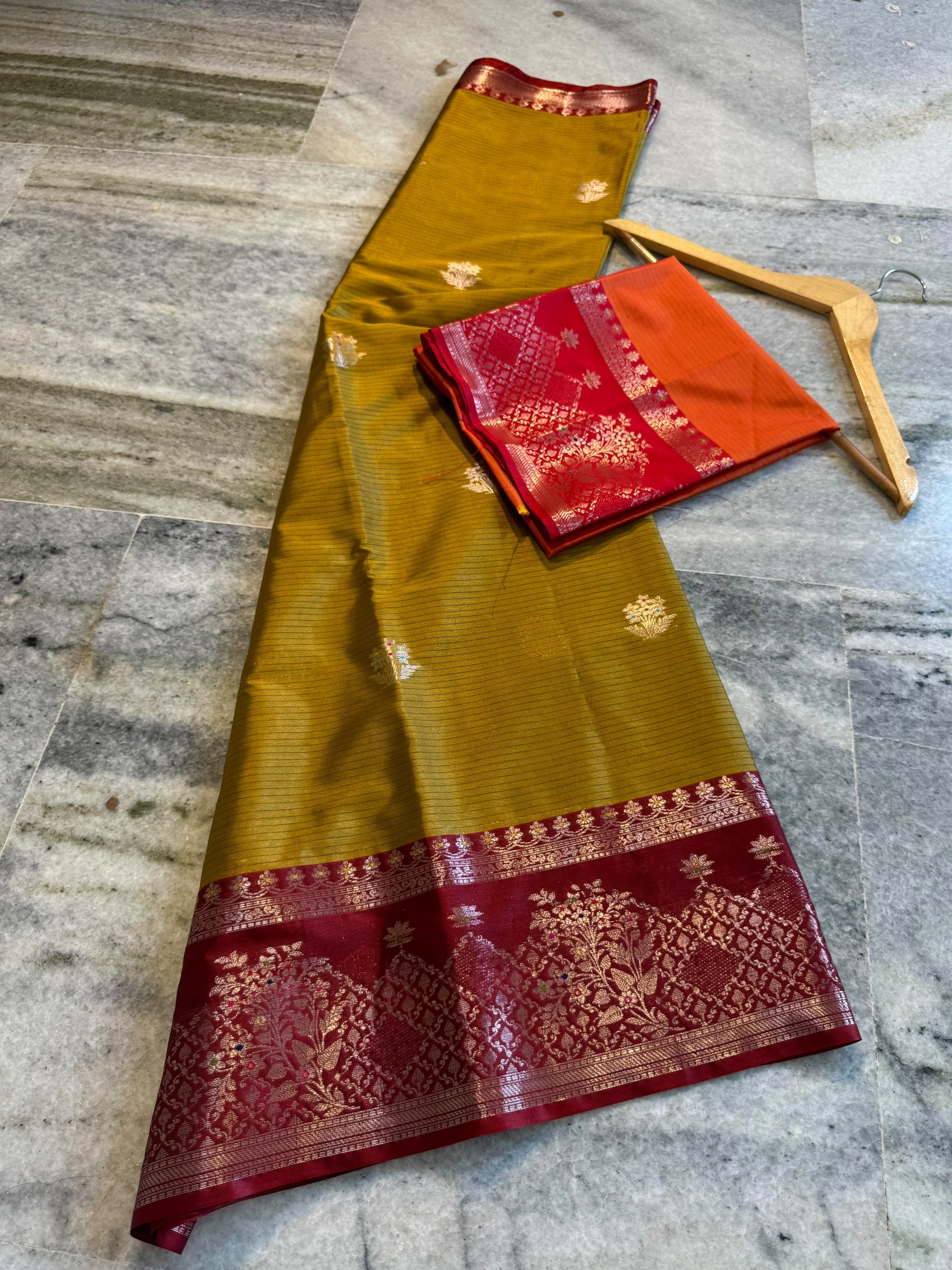 Banarasi chiniya silk saree