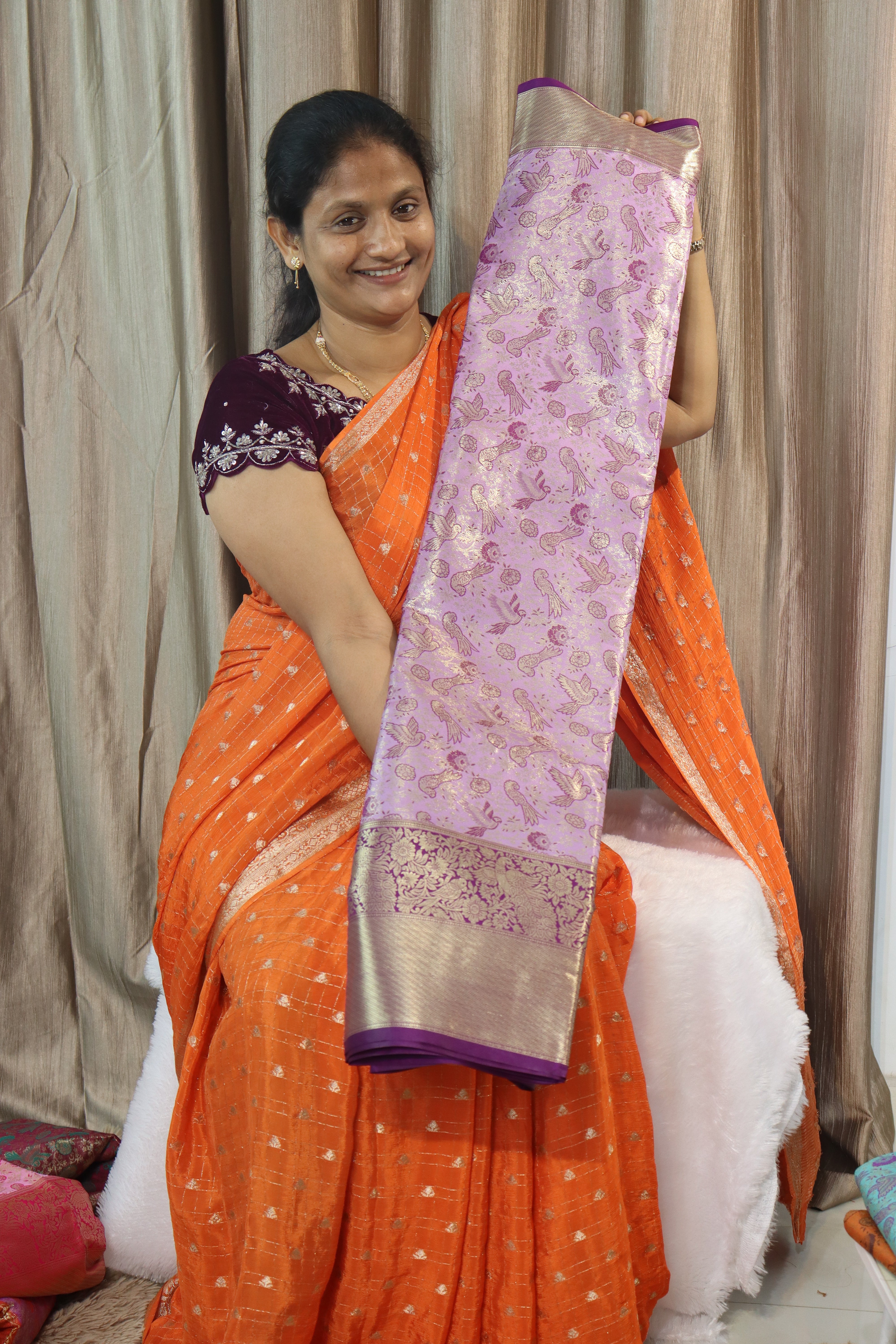 Kaveri : Semi Pattu sarees
