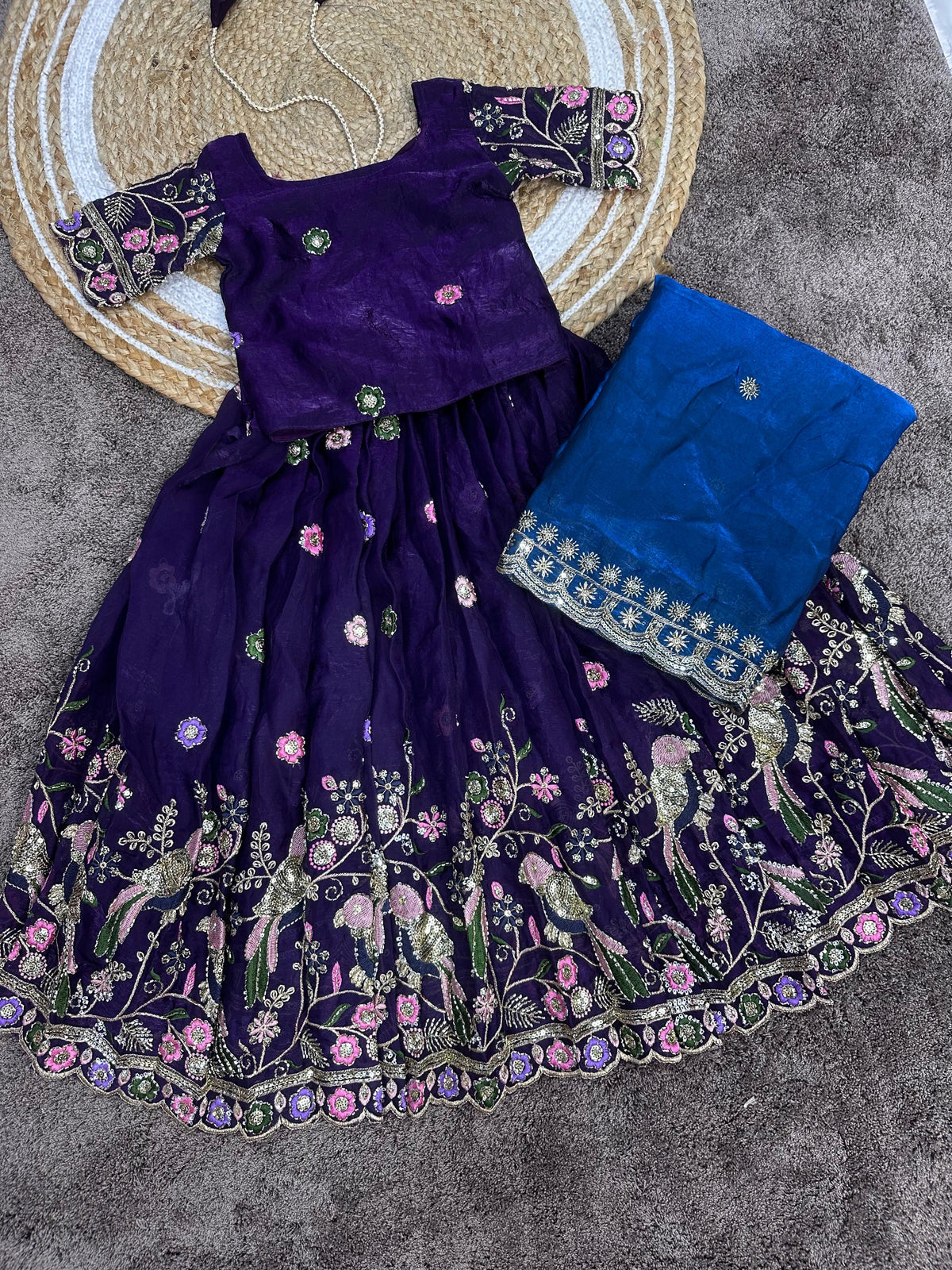 Sahara kids designer Lehengas