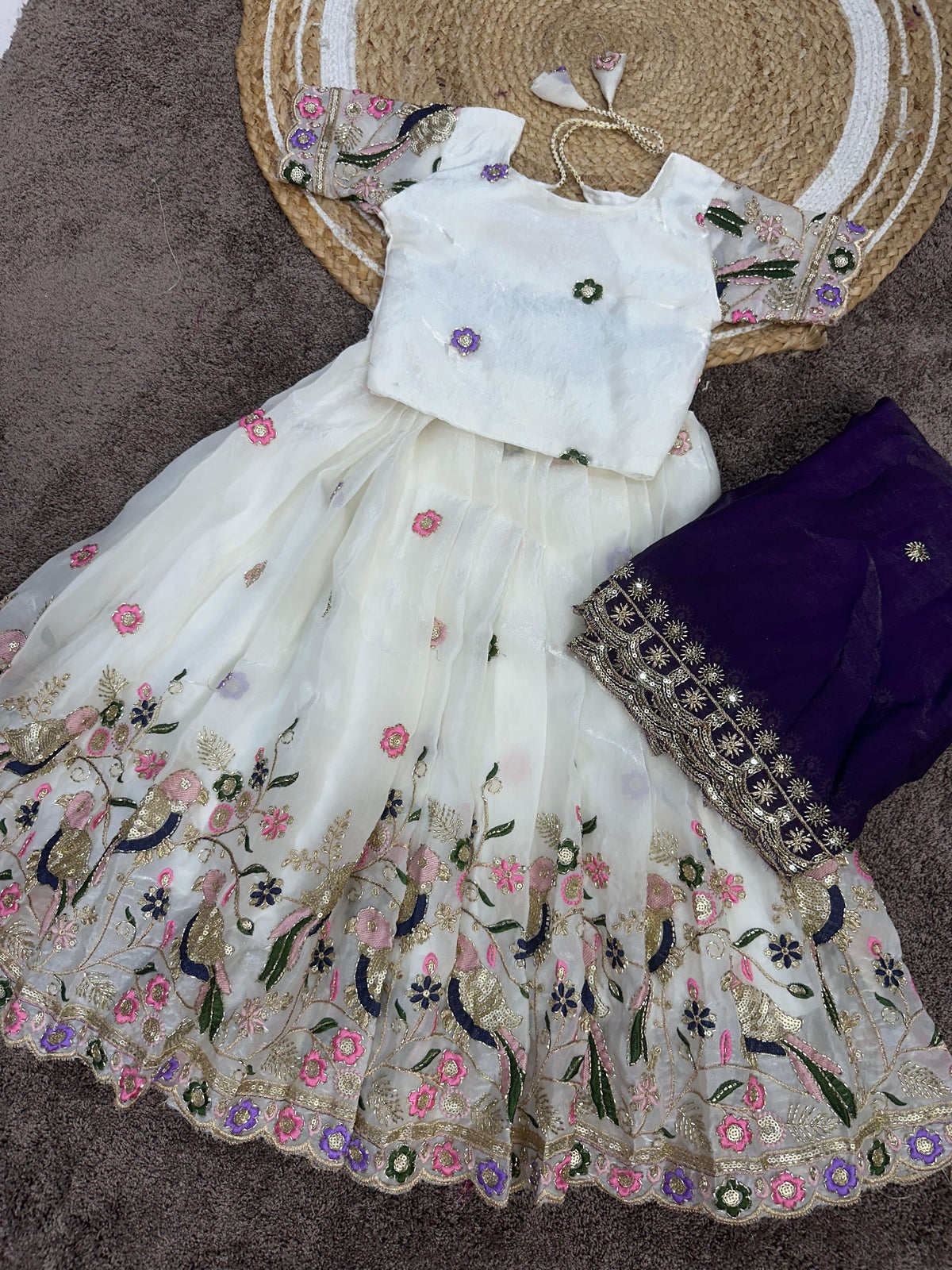 Sahara kids designer Lehengas