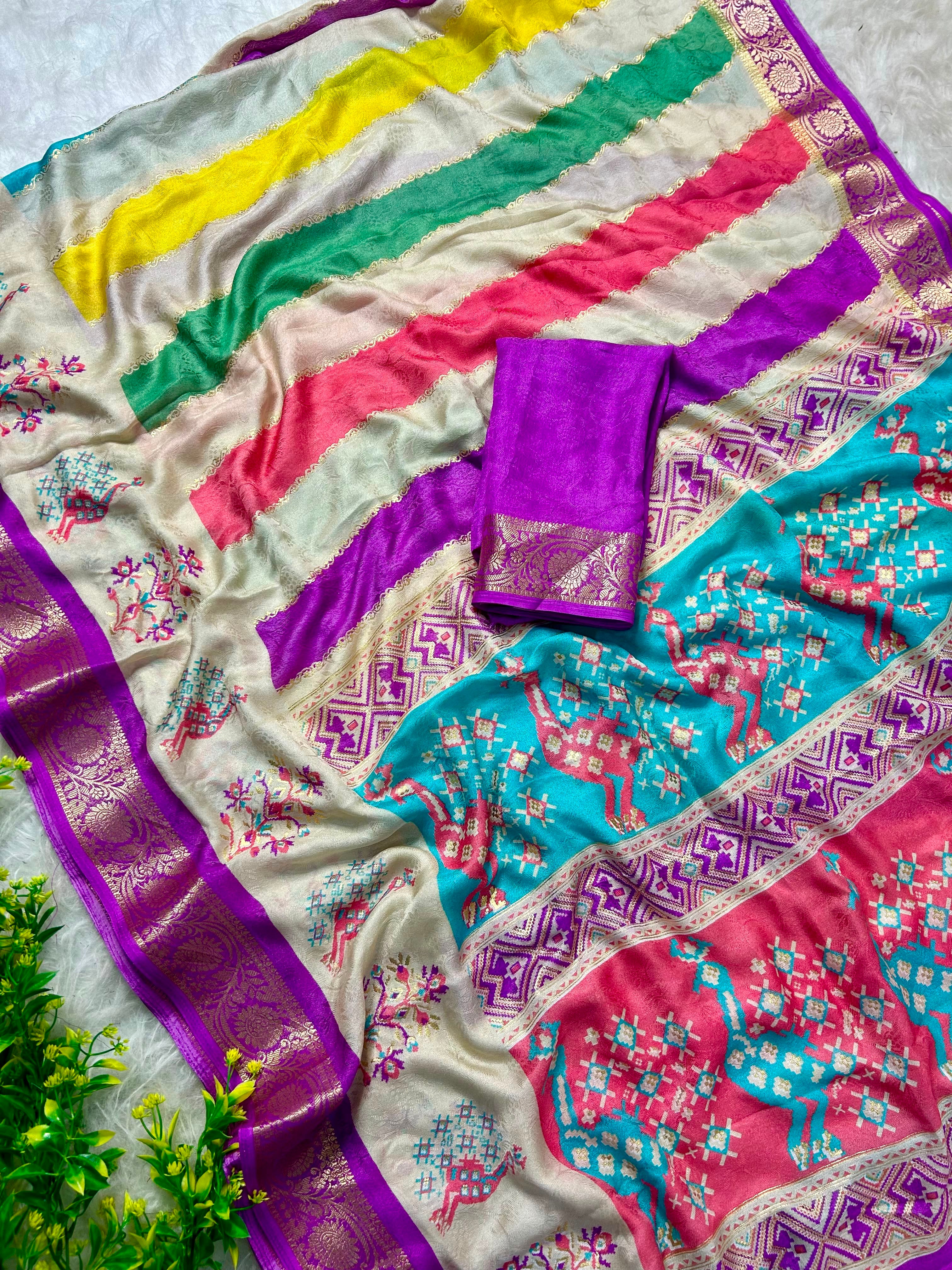 Budget Sarees in Marsh mallow