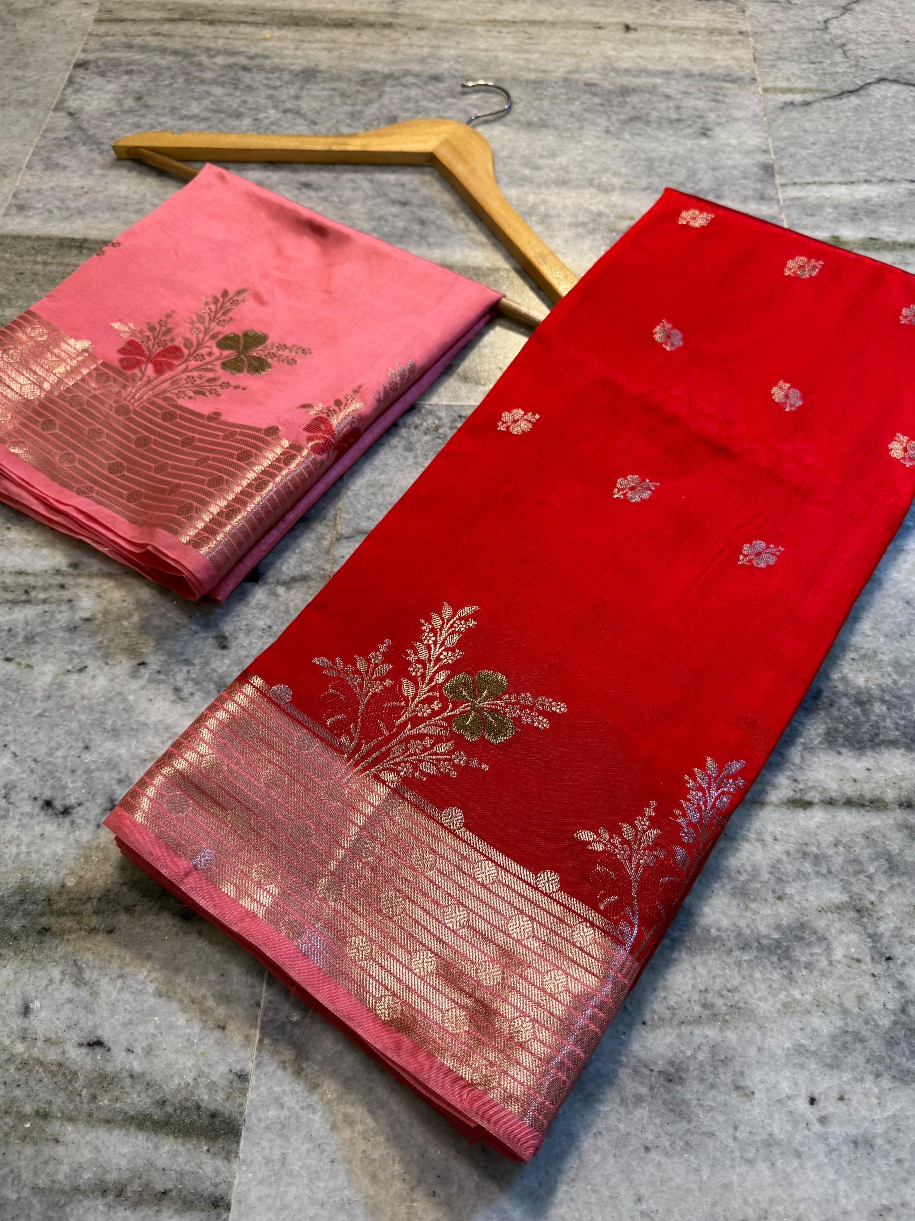 Banarasi semi silk Sarees