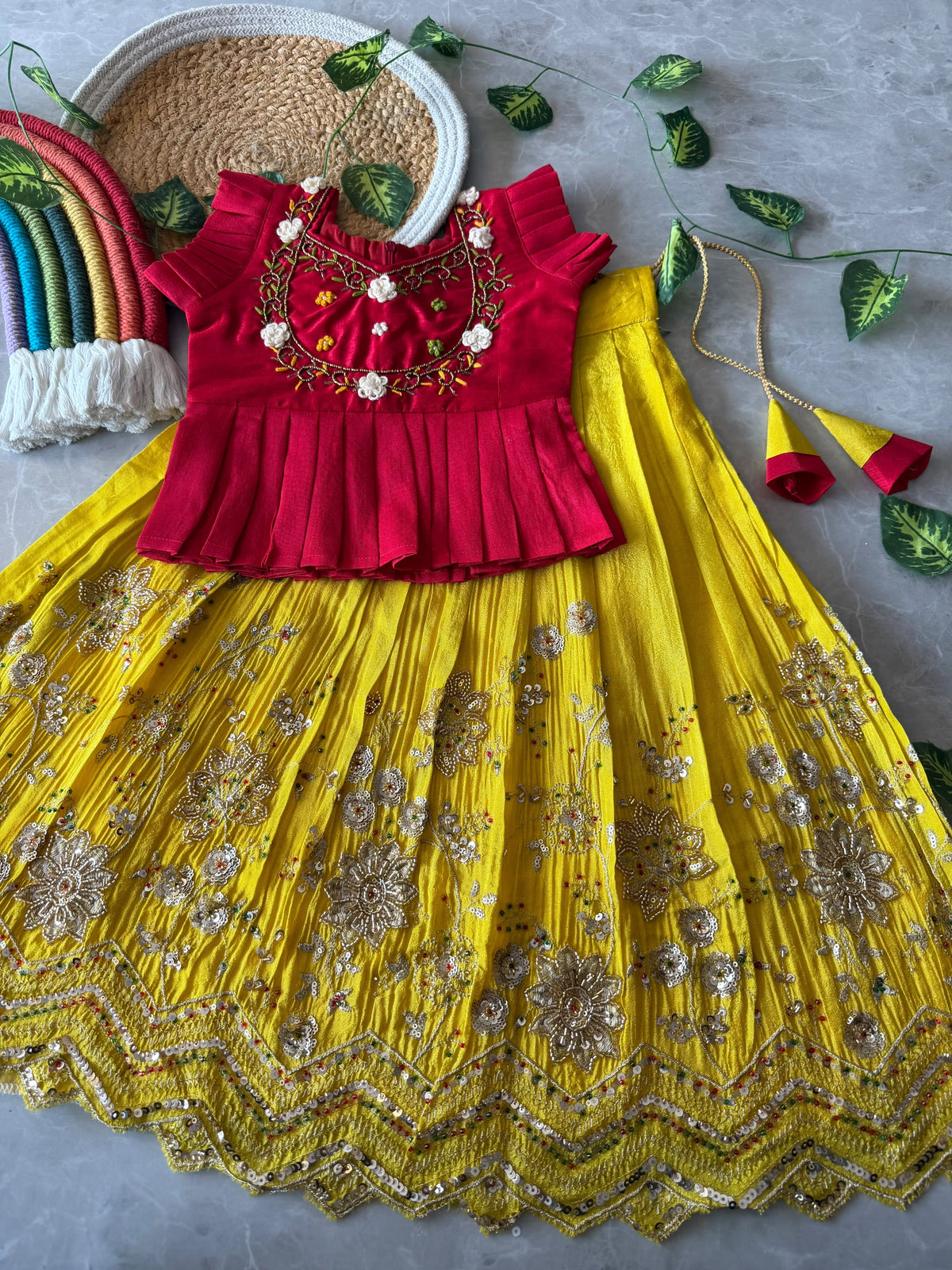 Ohani : Kids Lehenga Handworked