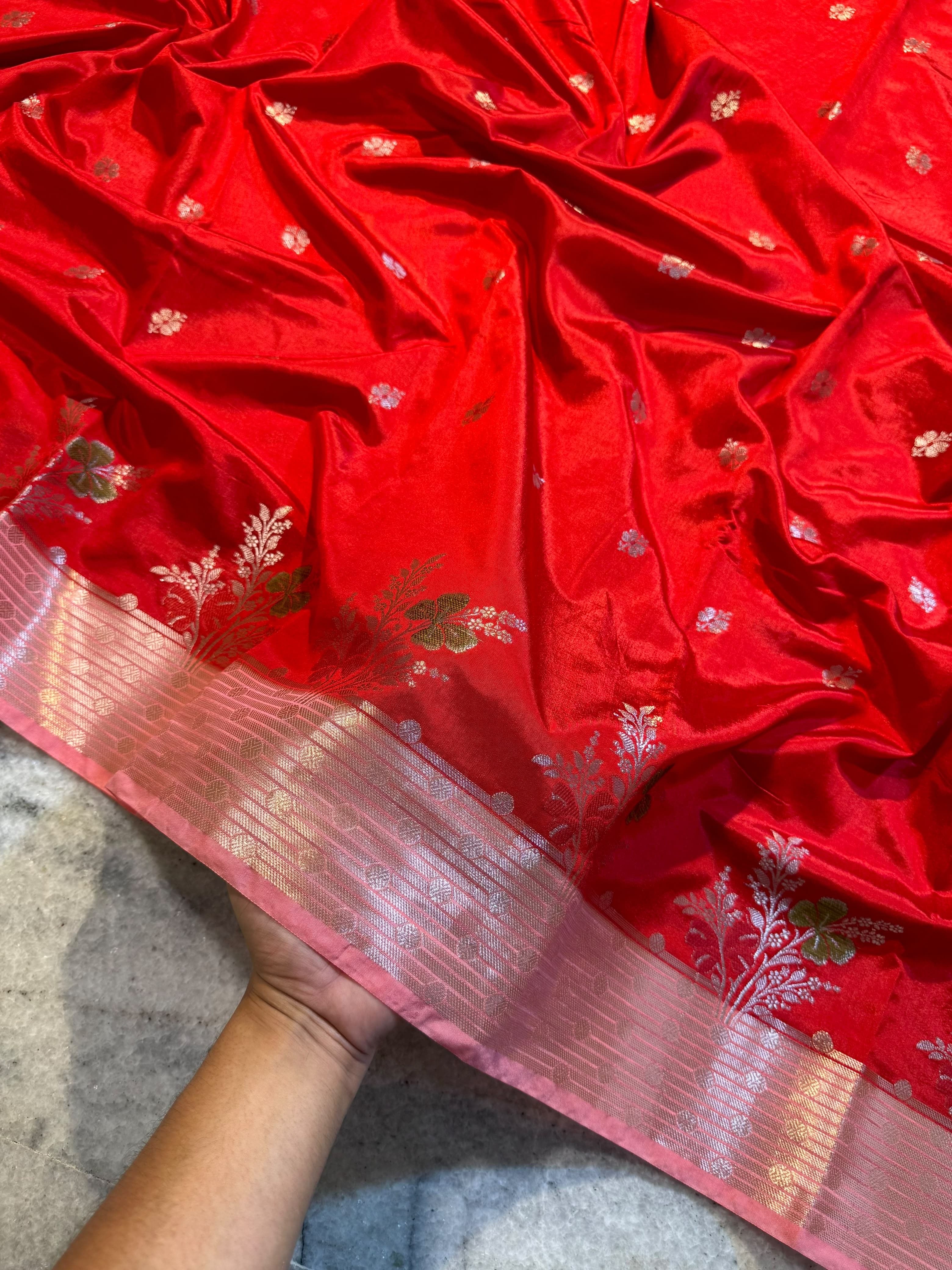 Banarasi semi silk Sarees