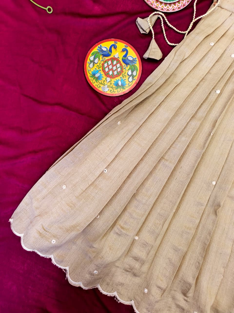 Kalamkari Lehengas for kids