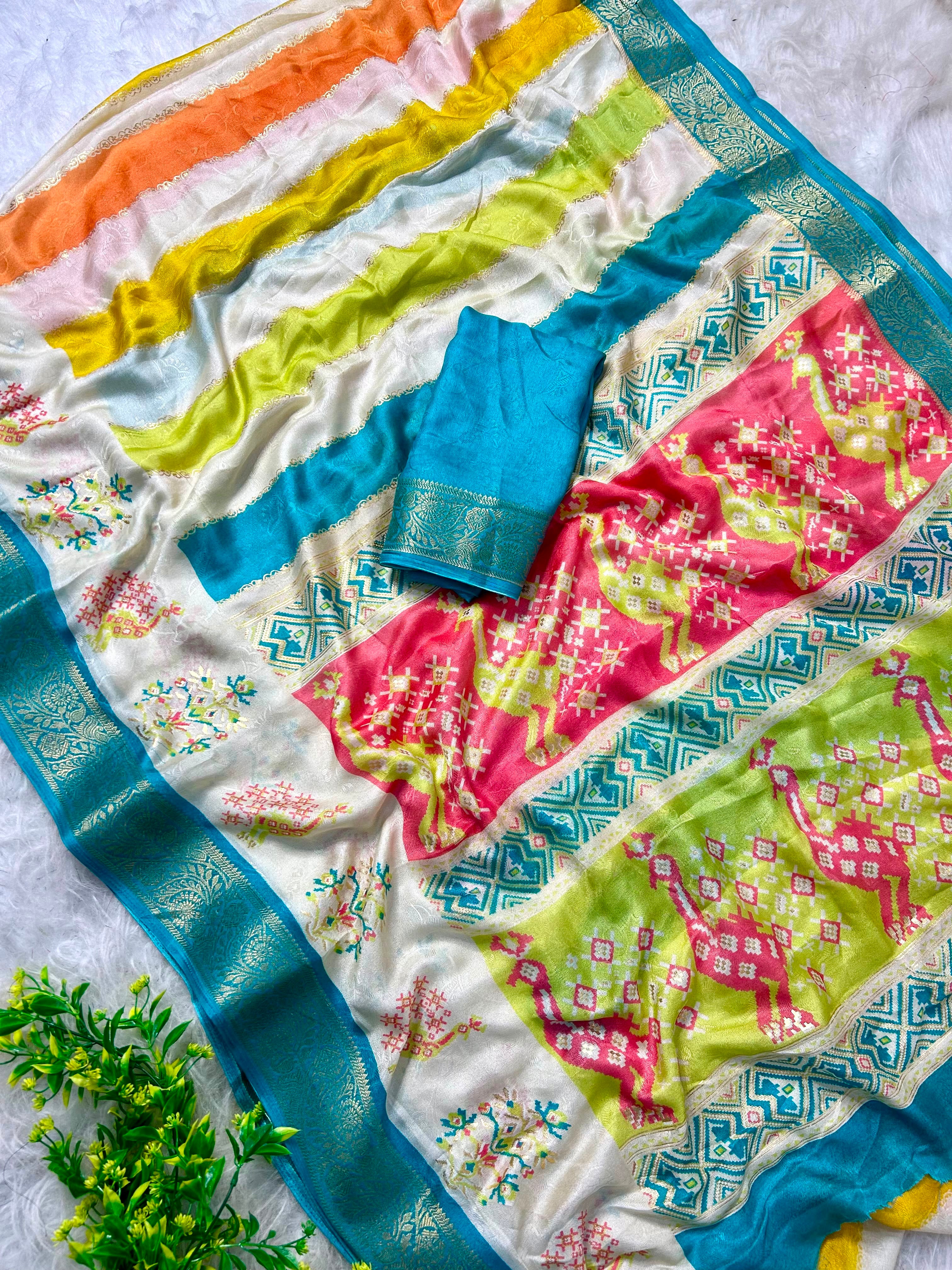 Budget Sarees in Marsh mallow