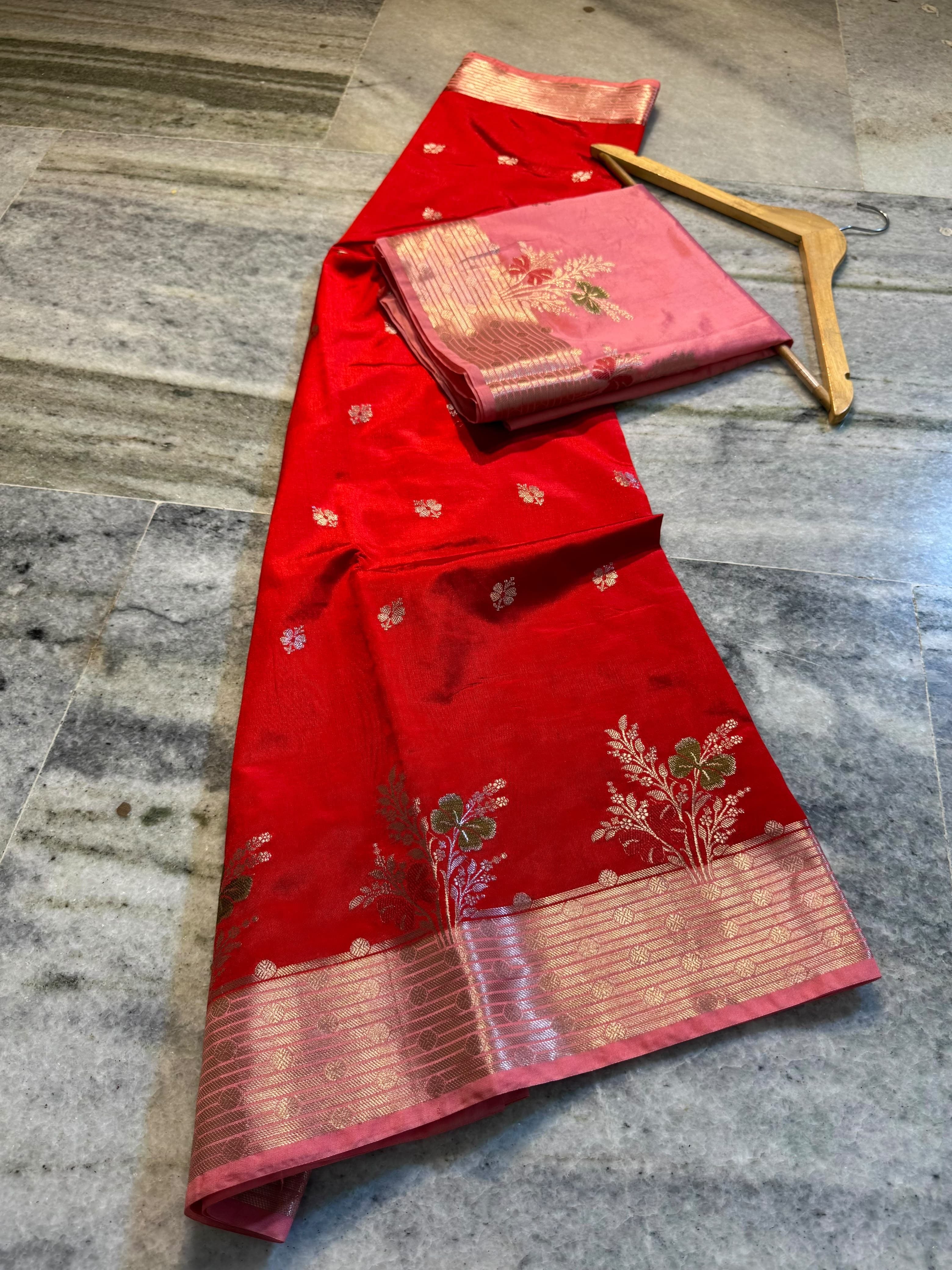 Banarasi semi silk Sarees