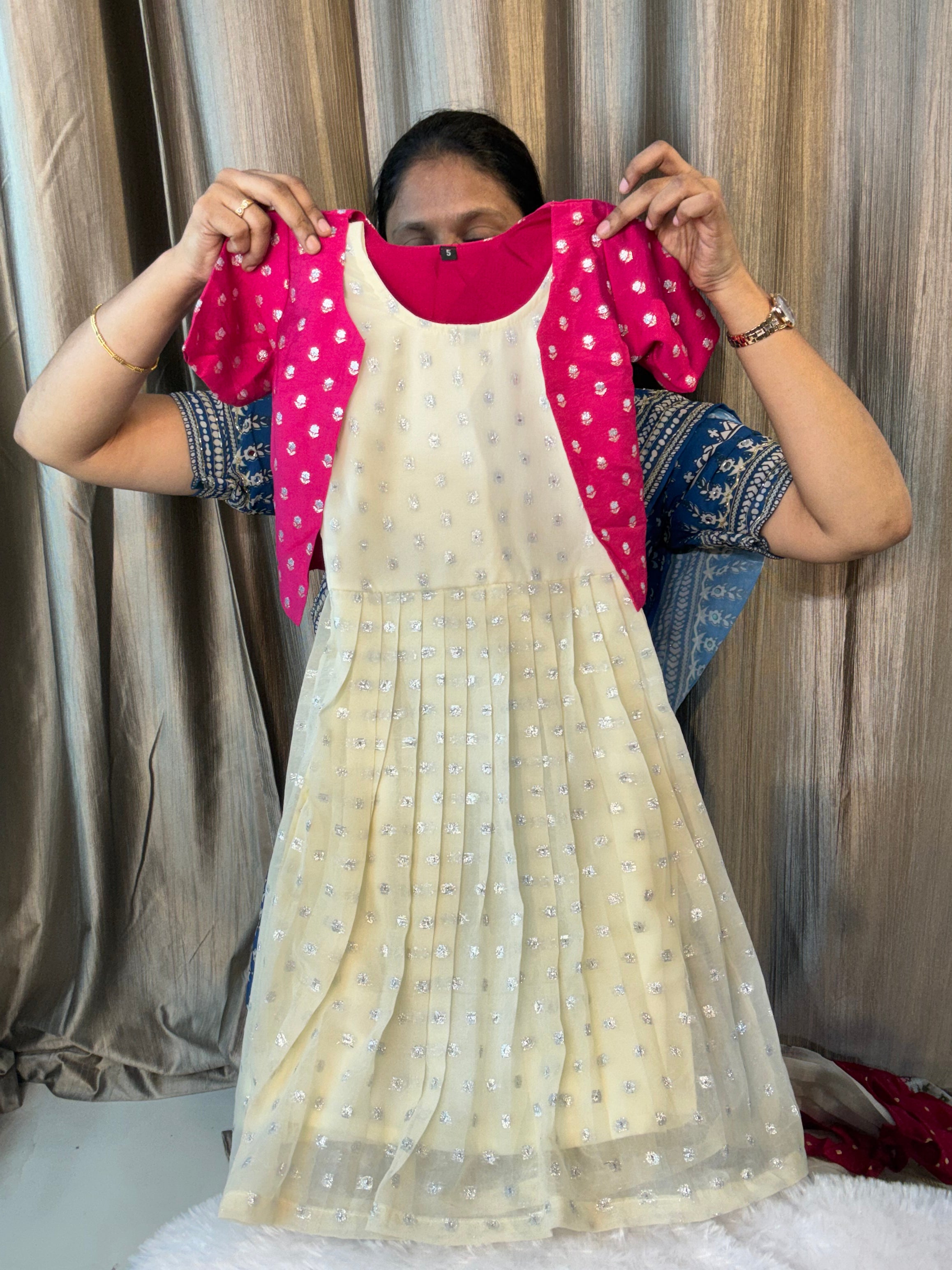 Saha : 2 In one frock for kids