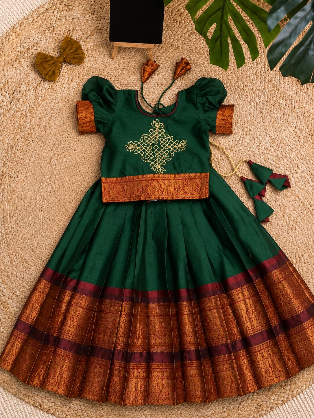 Kundanapu Bomma kids Lehenga