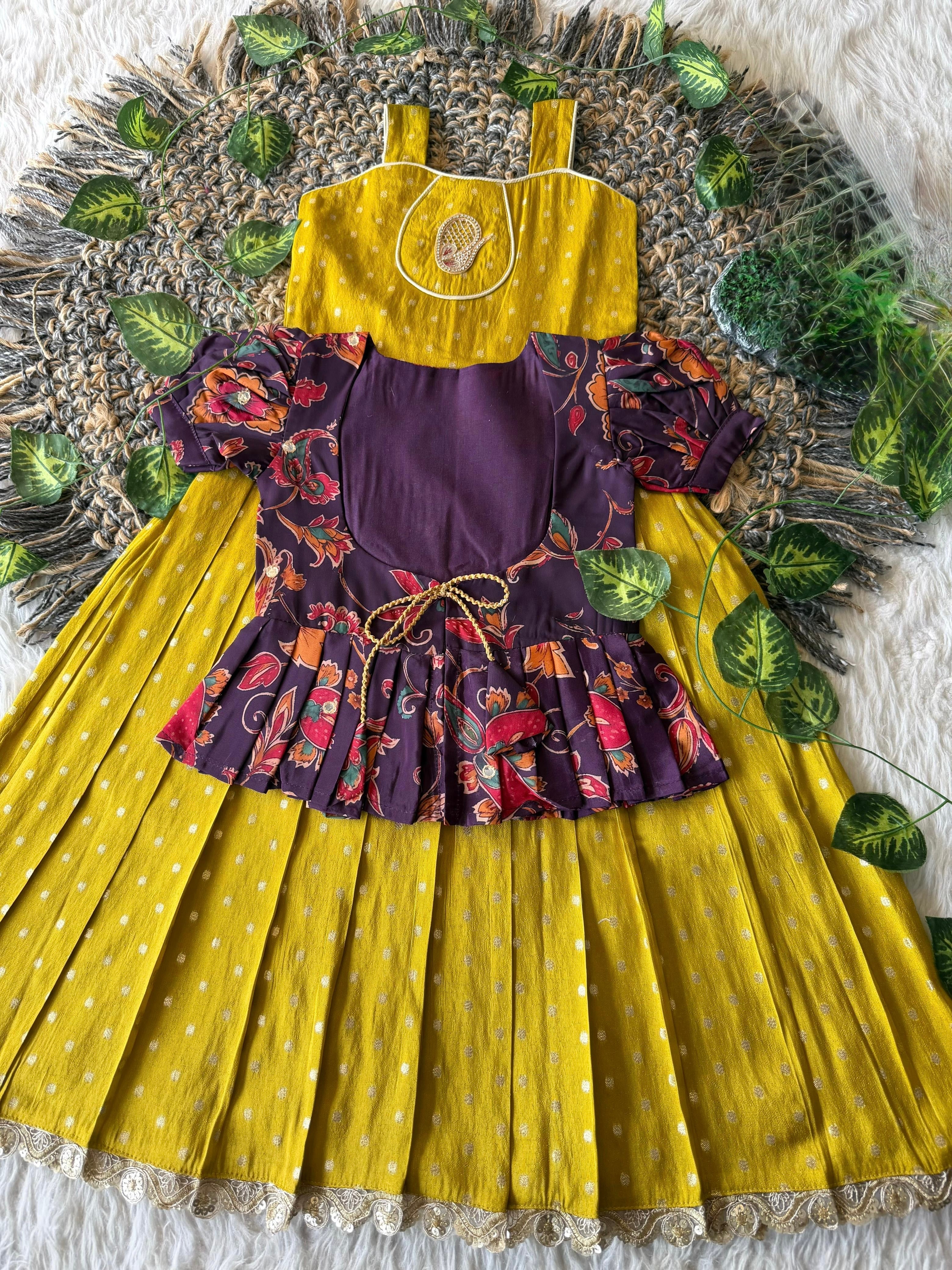 Vindhya : 2 In one frock