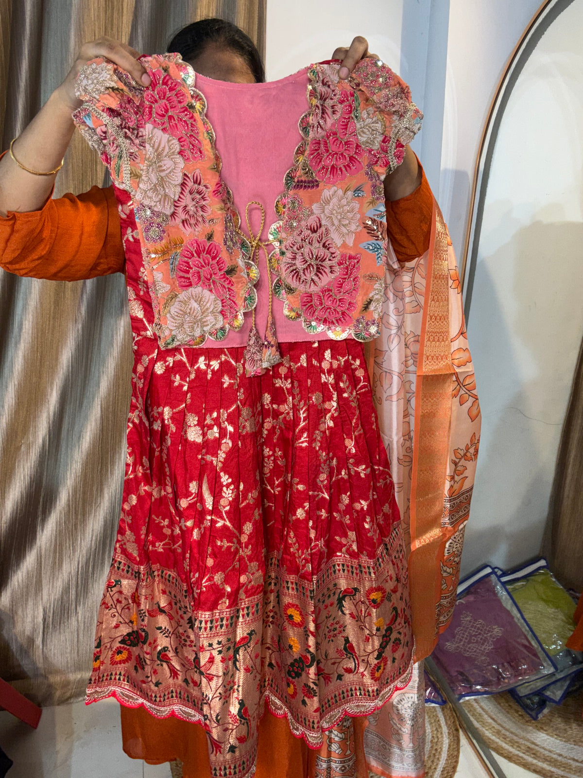 Chilakamma Frocks : 2 in one