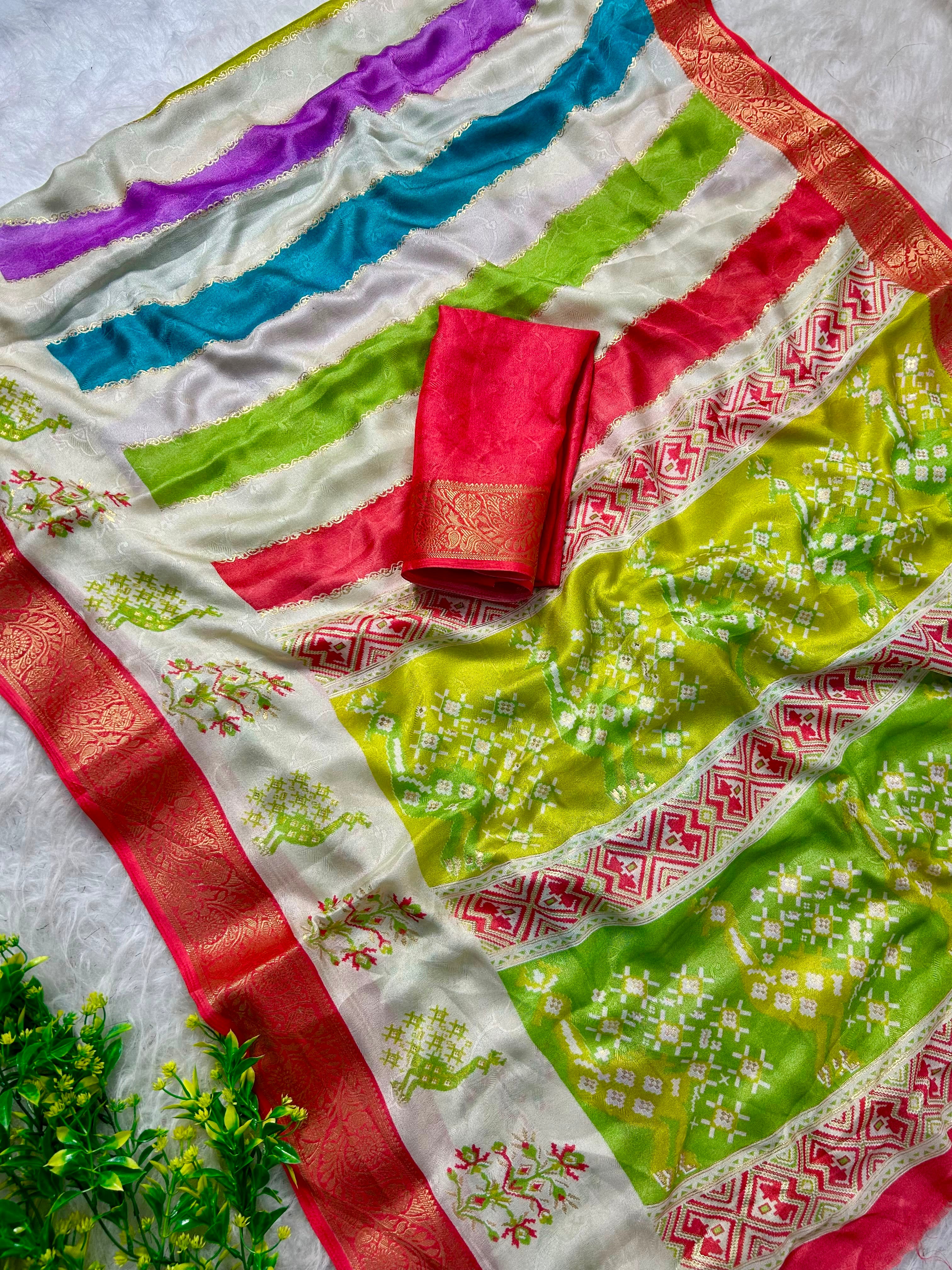 Budget Sarees in Marsh mallow