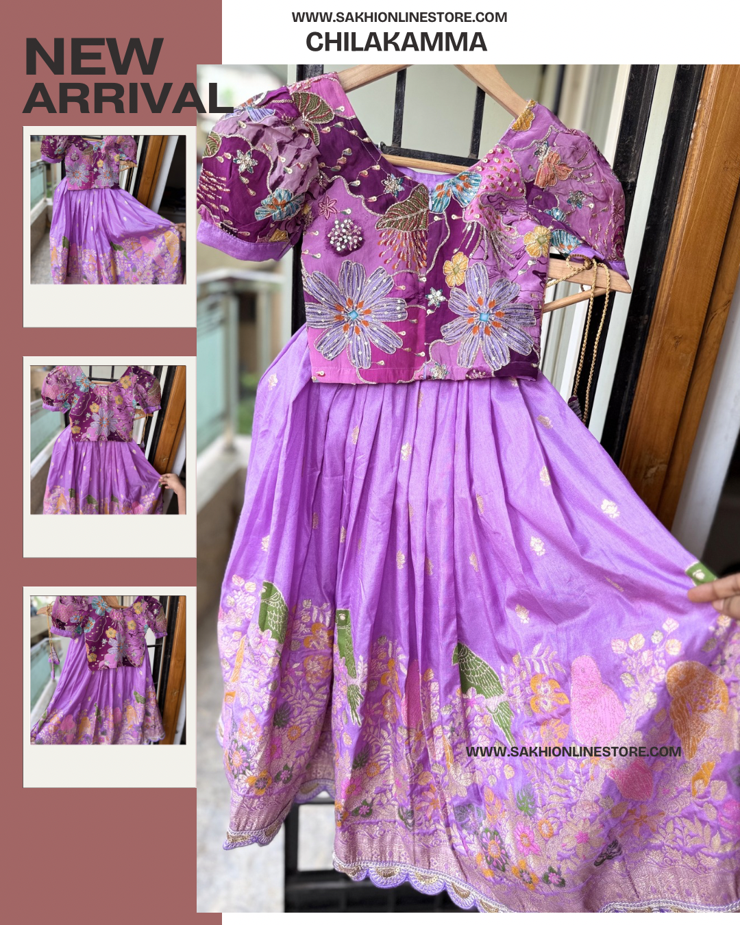 Chilakamma : Kids Lehengas