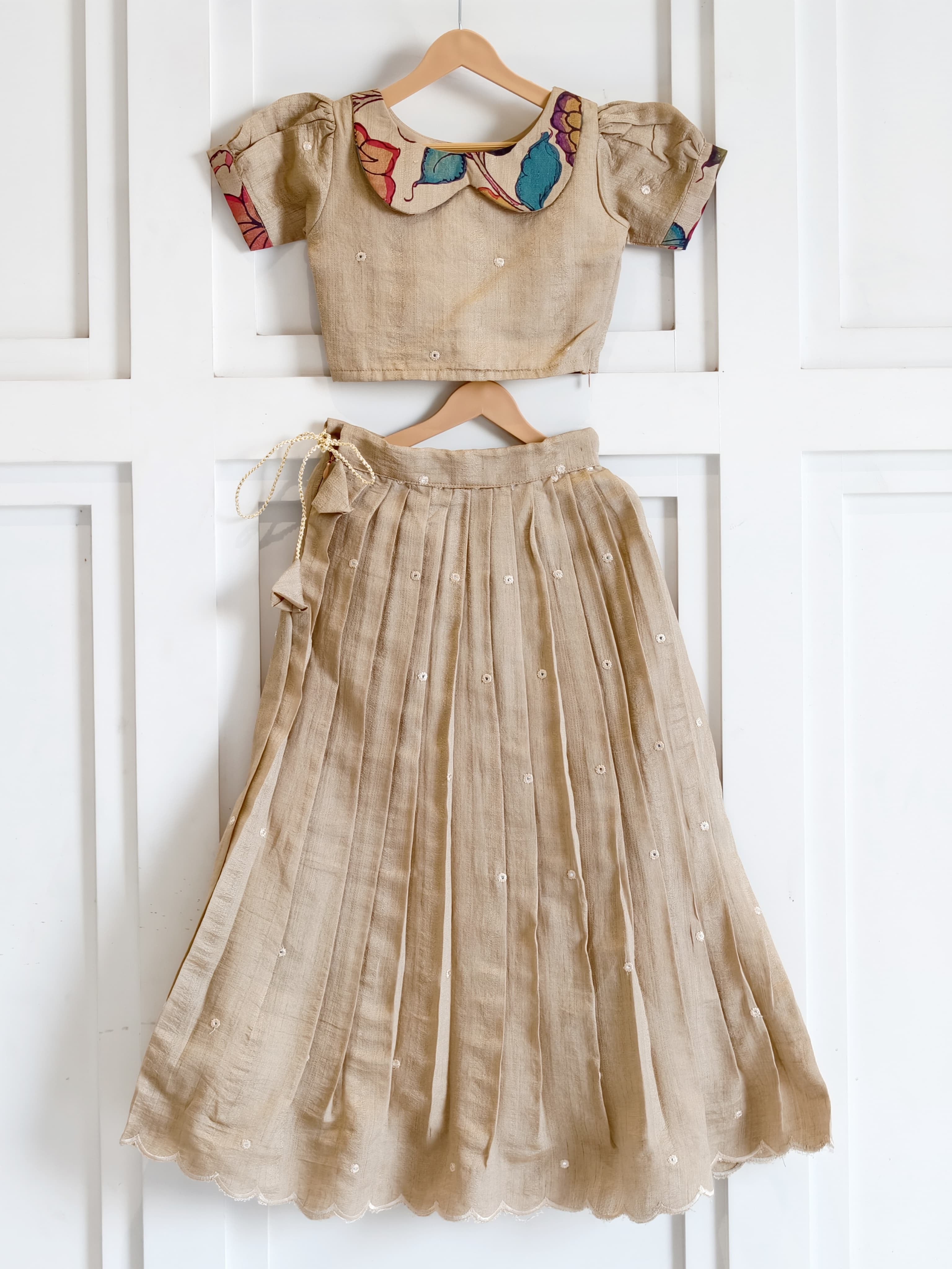 Kalamkari Lehengas for kids