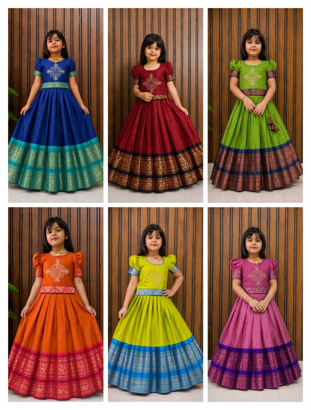 Kundanapu Bomma kids Lehenga