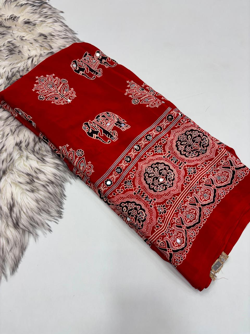 Anjana: Ajrak sarees