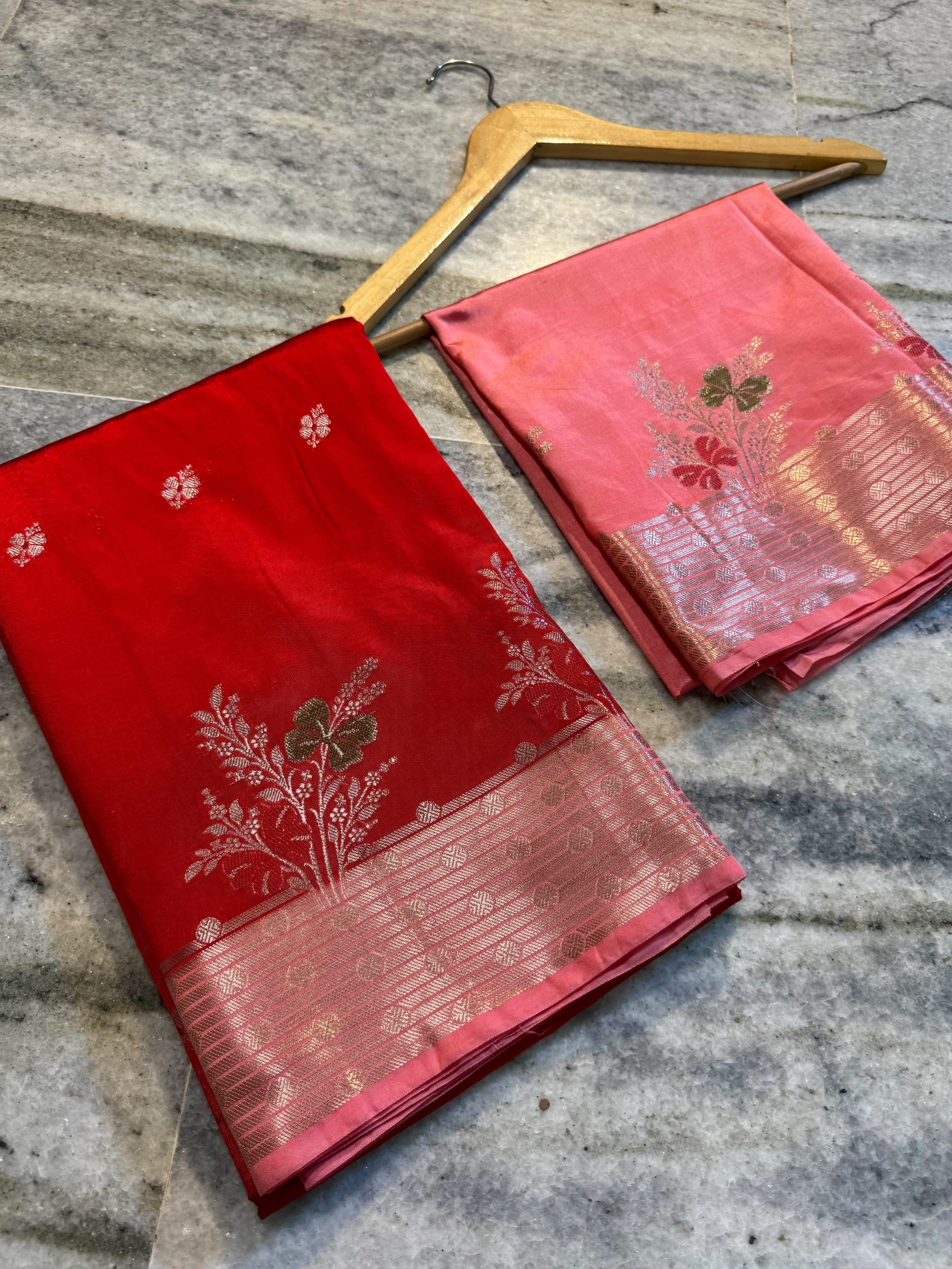 Banarasi semi silk Sarees