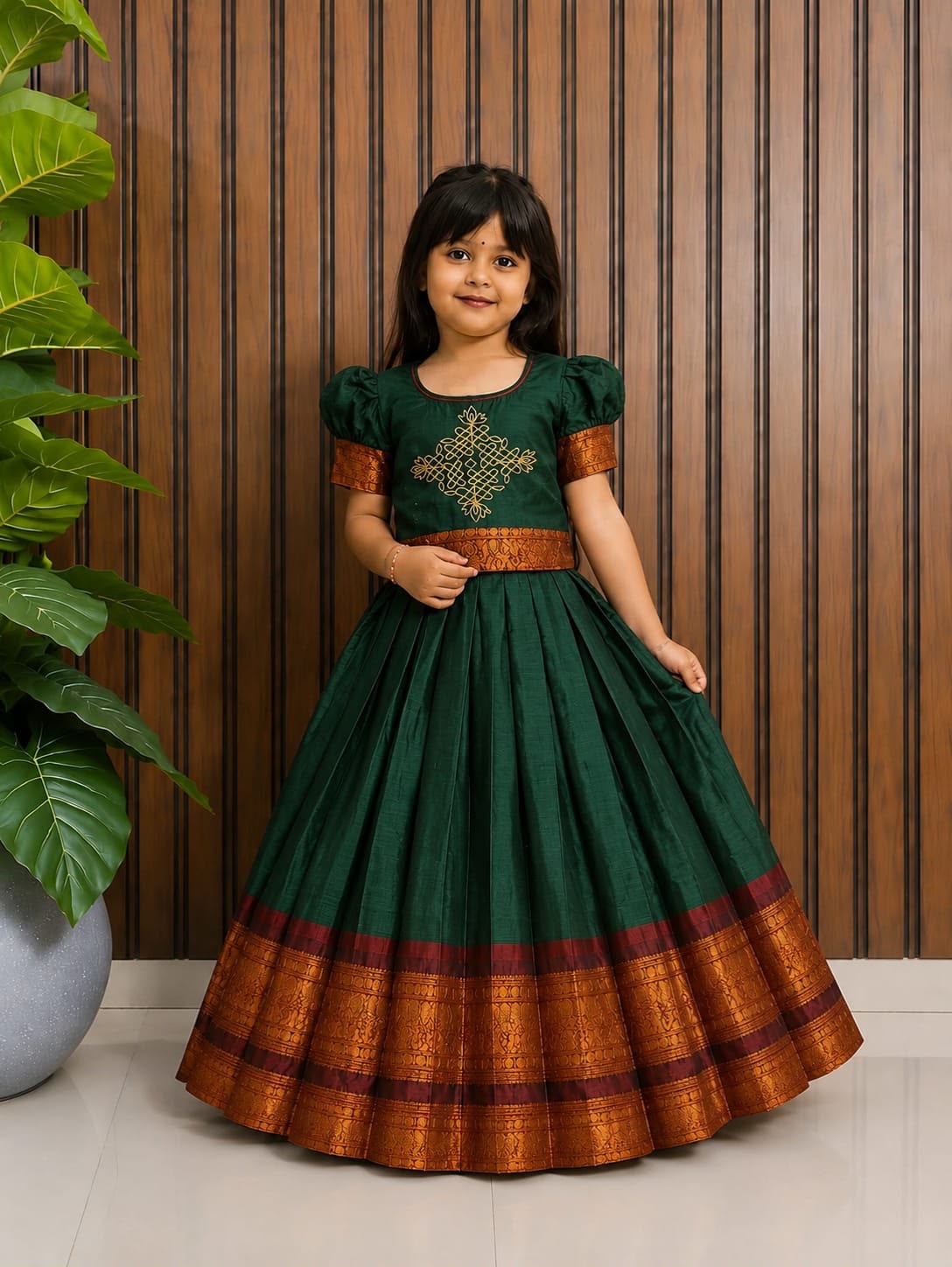 Kundanapu Bomma kids Lehenga
