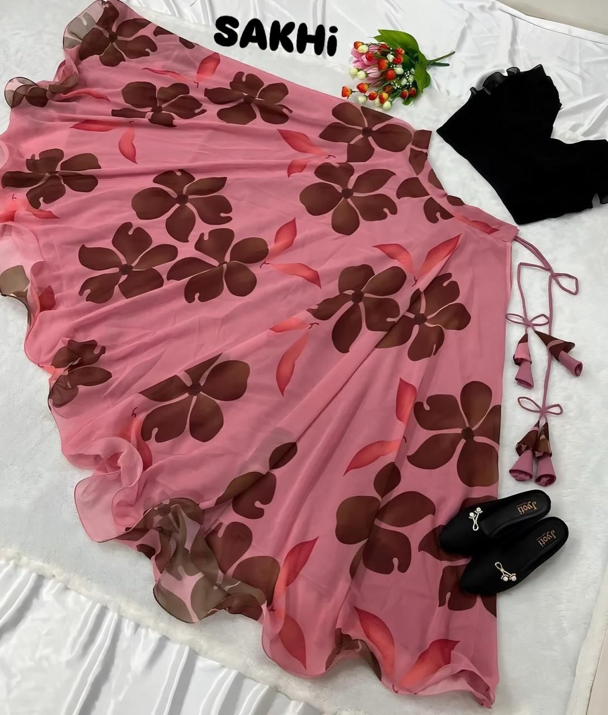 Zaanu : Cute Floral Lehenga sets