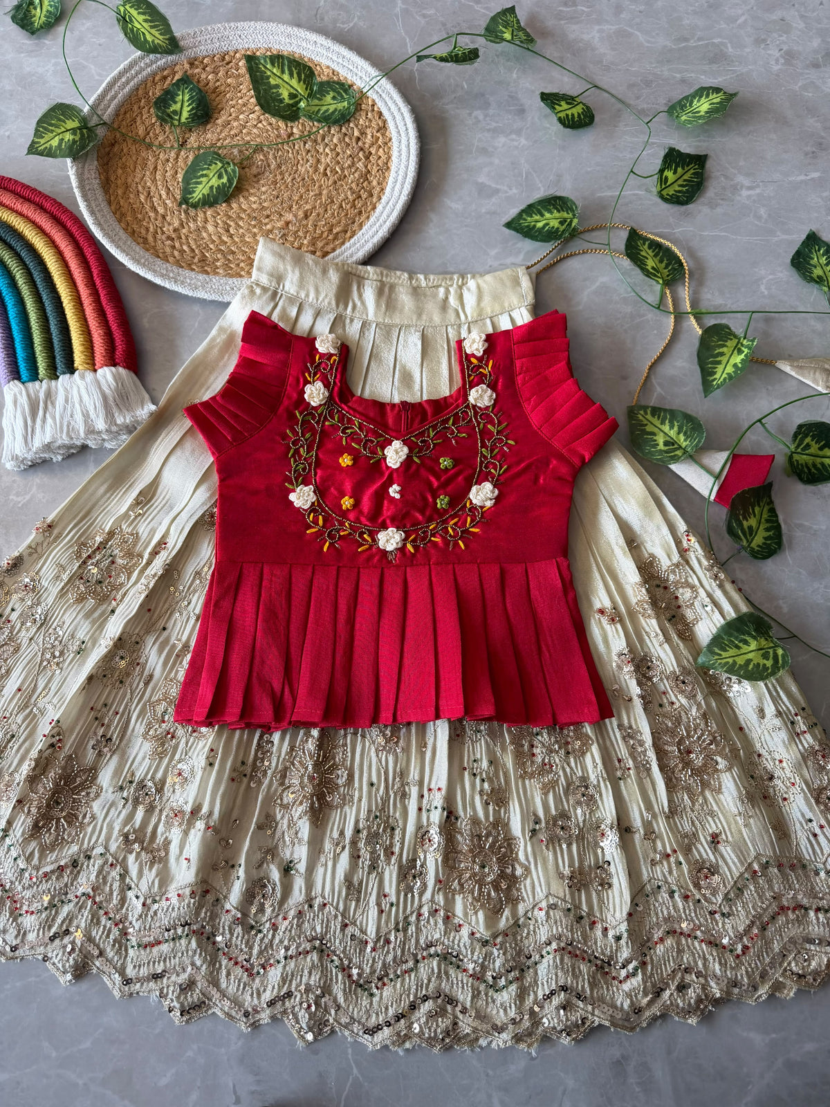 Ohani : Kids Lehenga Handworked