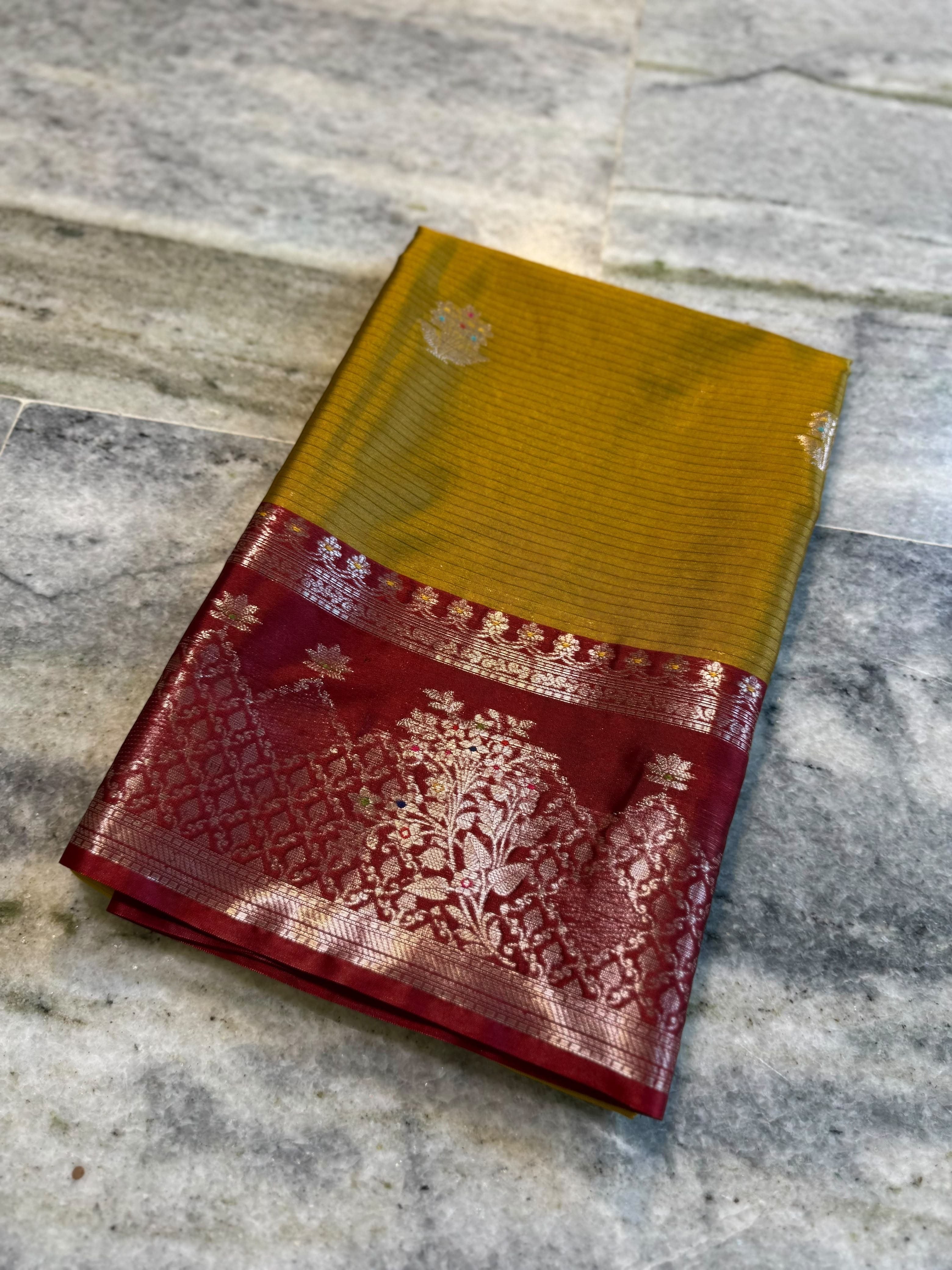 Banarasi chiniya silk saree