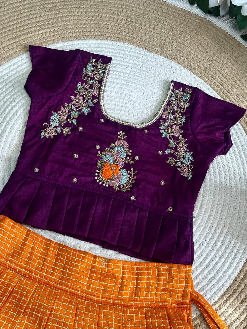 Chitra Traditional kids lehenga