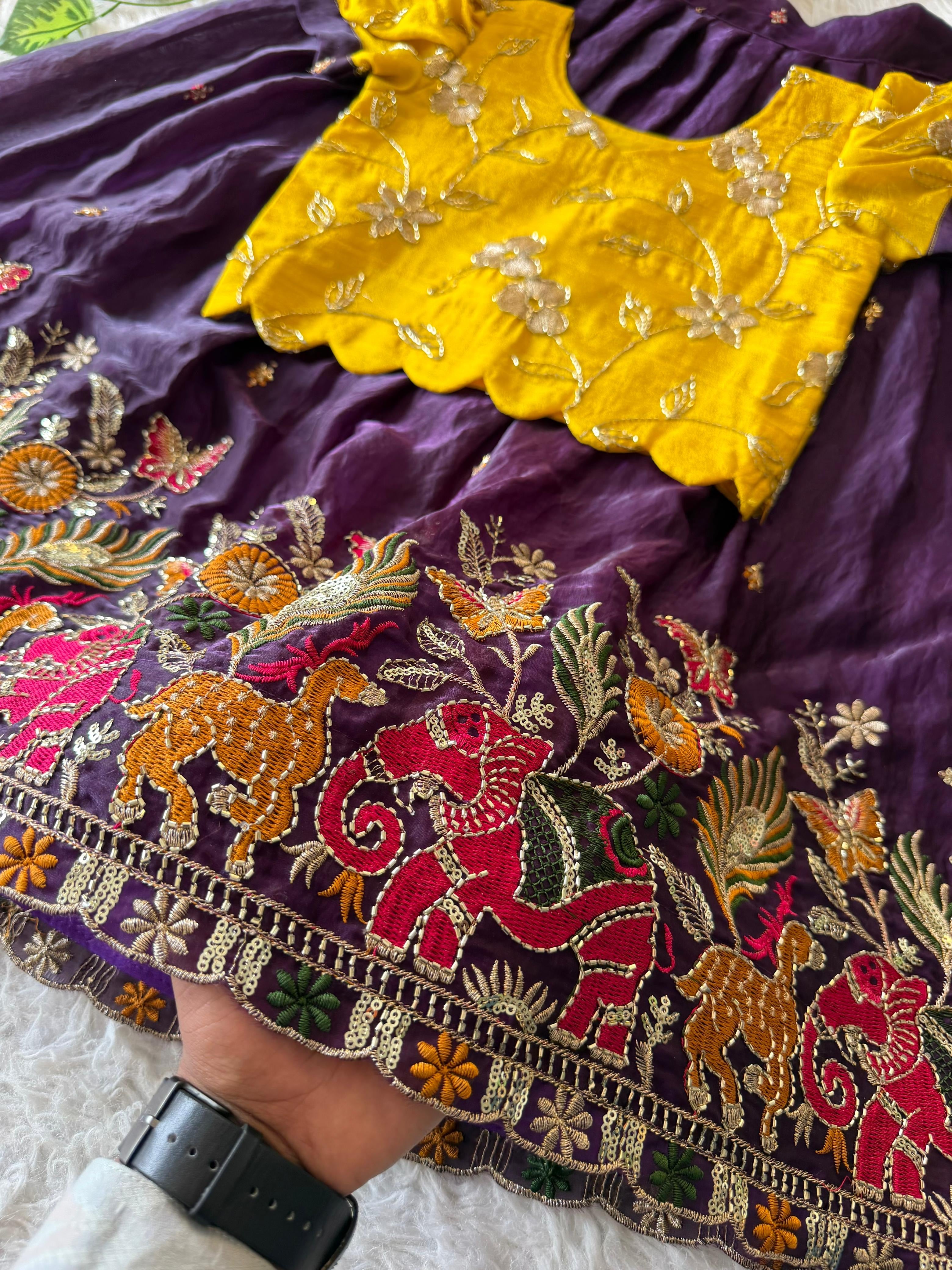 Adira : kids designer Lehenga